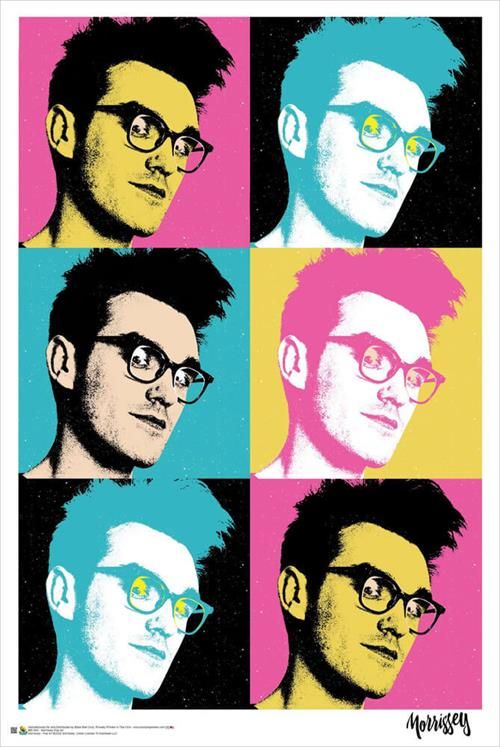 Morrissey Pop Art - 24x36 Poster