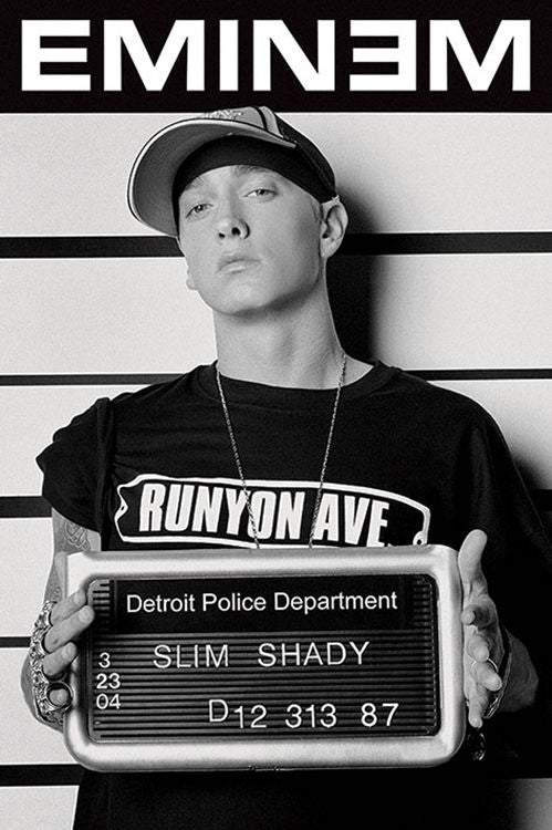 Eminem Mugshot - 24x36 Poster