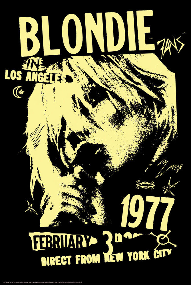 Blonde LA Tour 1977 - 24x36 Poster