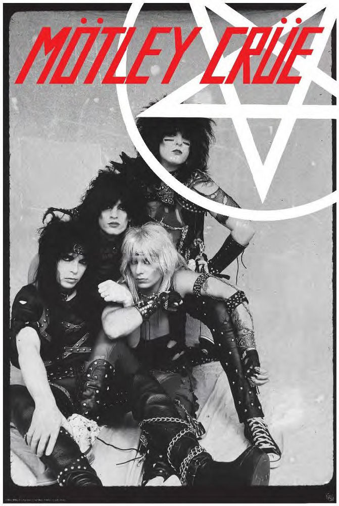 Motley Crue  Pentangle - 24x36 Poster