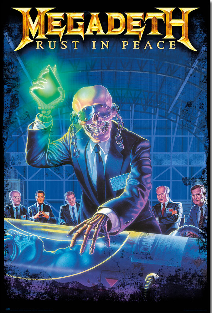 Megadeth Rust in Peace - 24x36 Poster