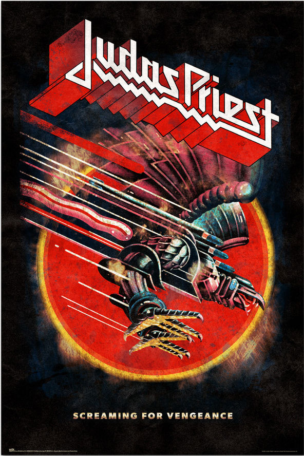 Judas Priest Screaming For Justice - 24x36 Poster