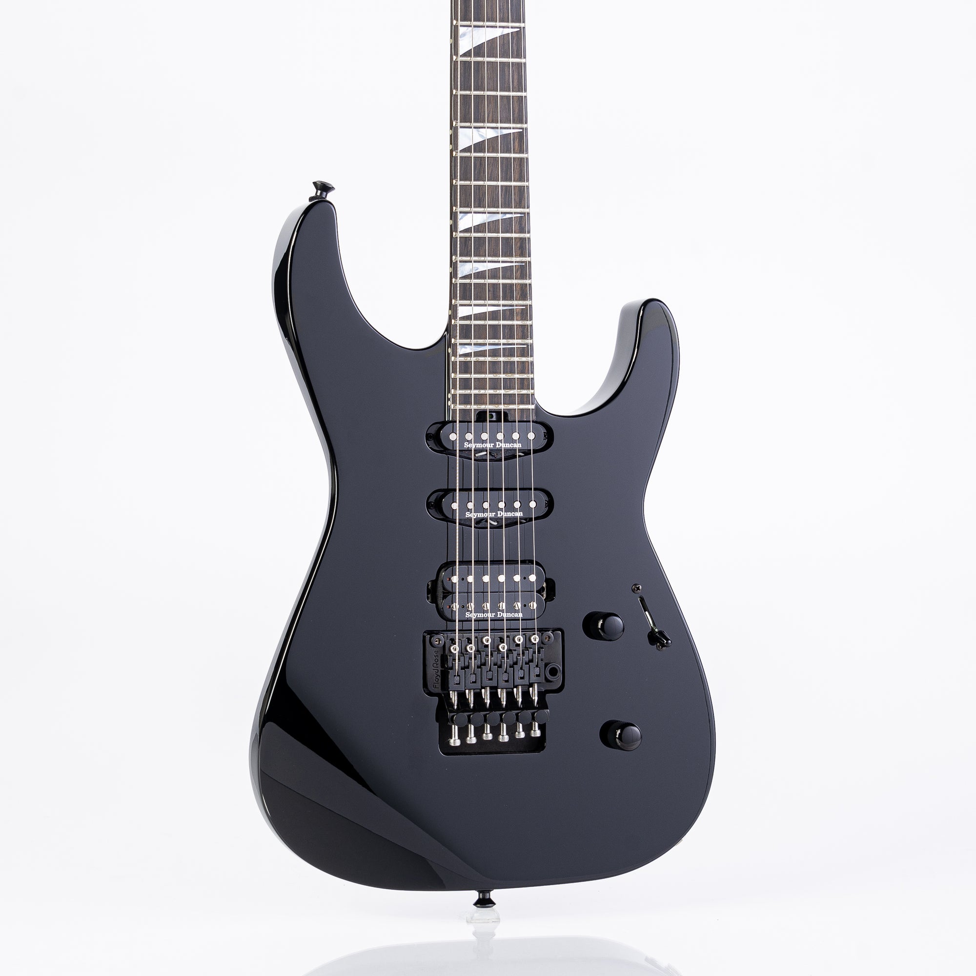 Jackson American Series Soloist SL3 with Ebony Fingerboard Electric Guitar- Gloss Black