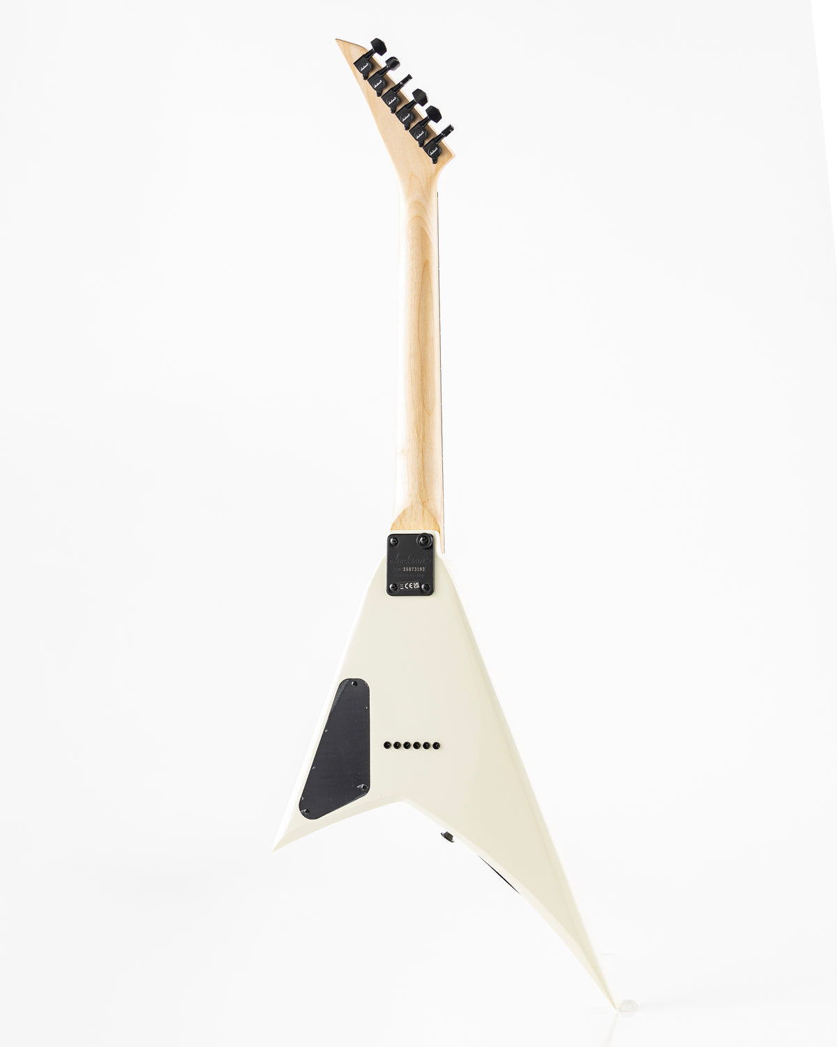 Jackson JS1XM Randy Rhoads Minion Electric Guitar - White with Black Stripes