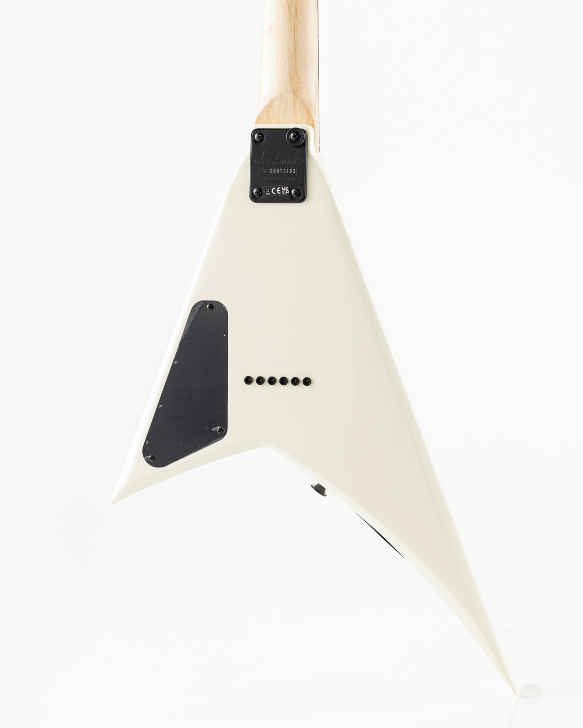 Jackson JS1XM Randy Rhoads Minion Electric Guitar - White with Black Stripes
