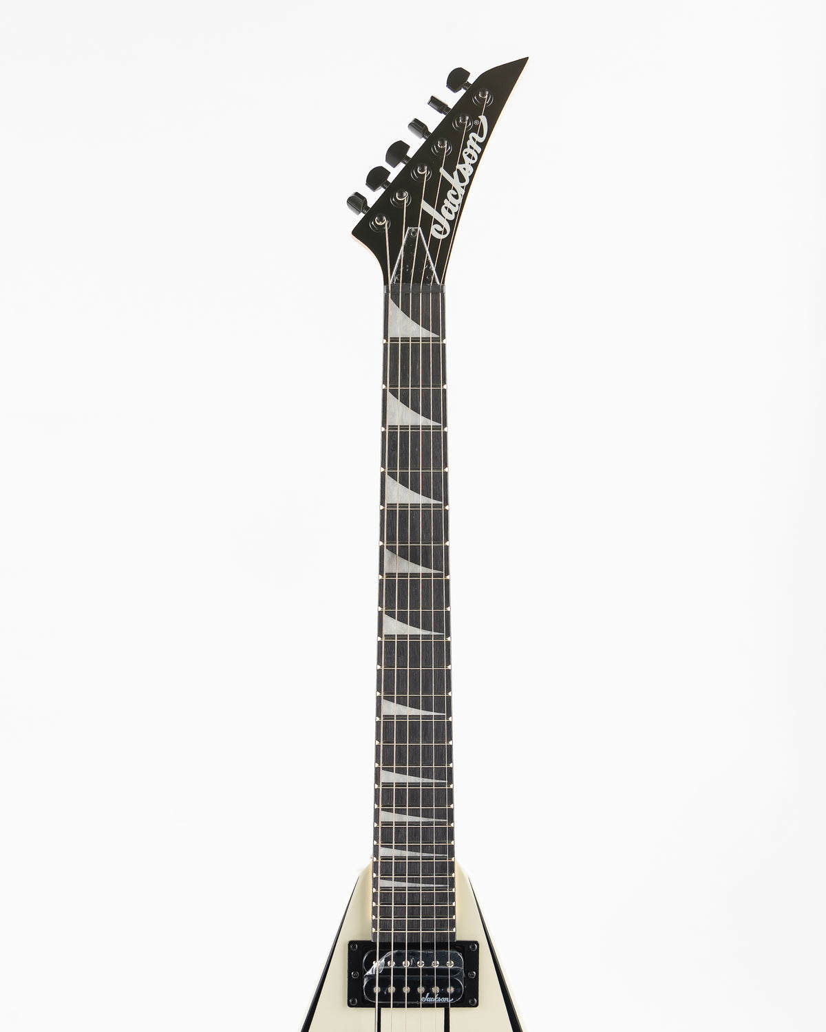 Jackson JS1XM Randy Rhoads Minion Electric Guitar - White with Black Stripes