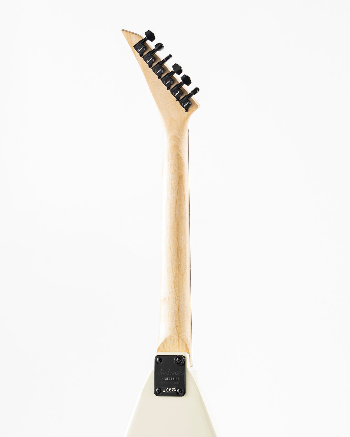 Jackson JS1XM Randy Rhoads Minion Electric Guitar - White with Black Stripes