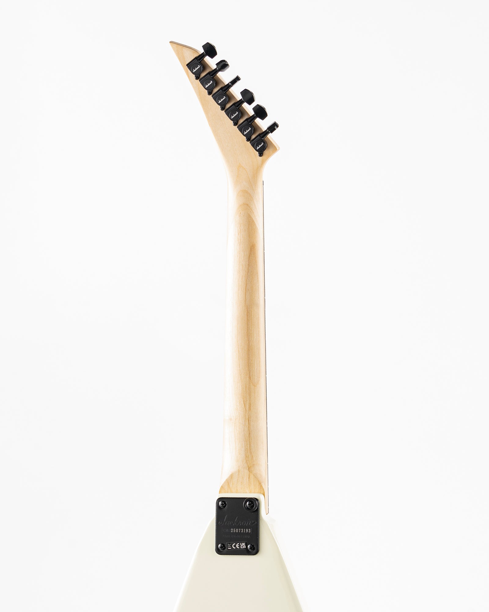 Jackson JS1XM Randy Rhoads Minion Electric Guitar - White with Black Stripes
