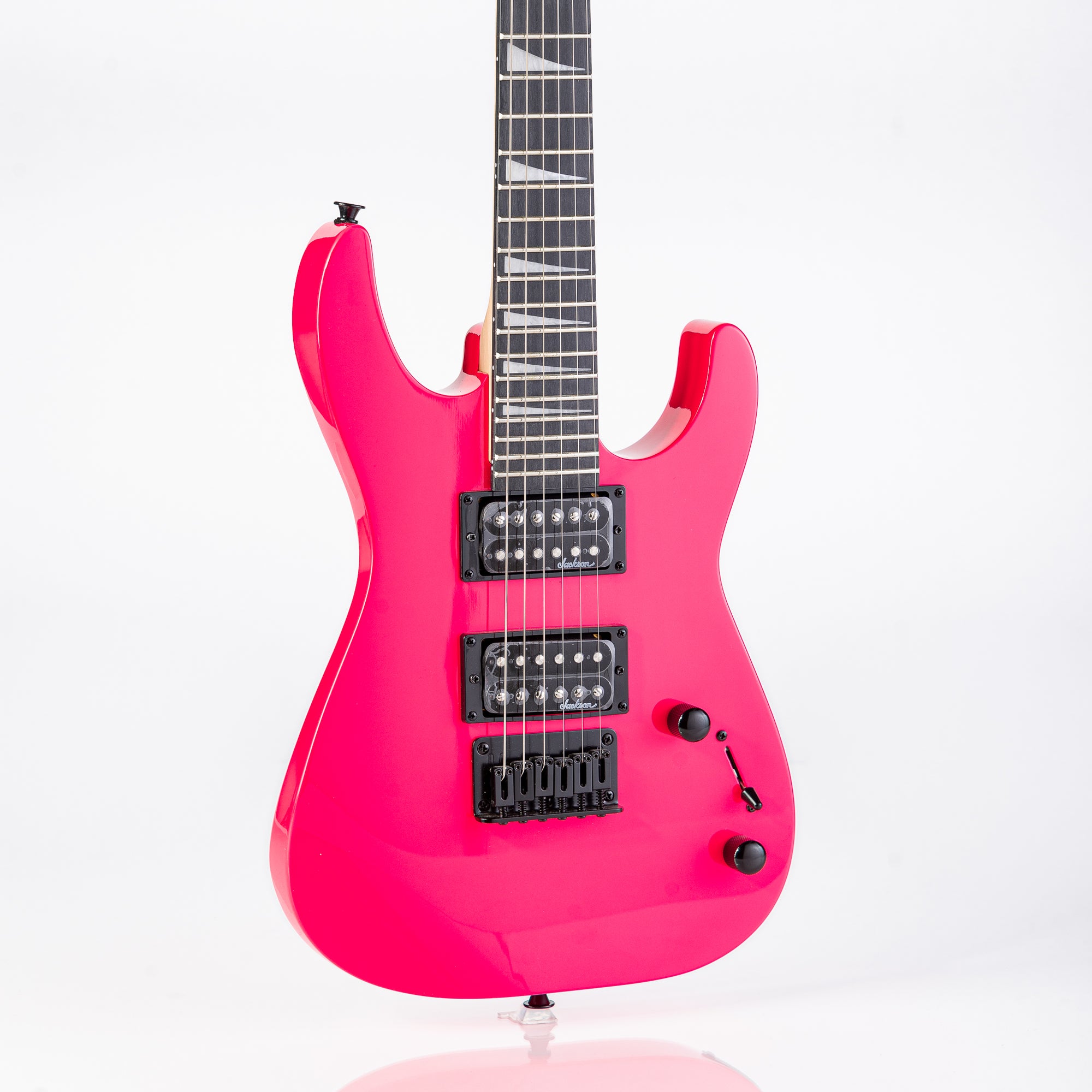 Jackson JS1X Minion Dinky Electric Guitar- Neon Pink