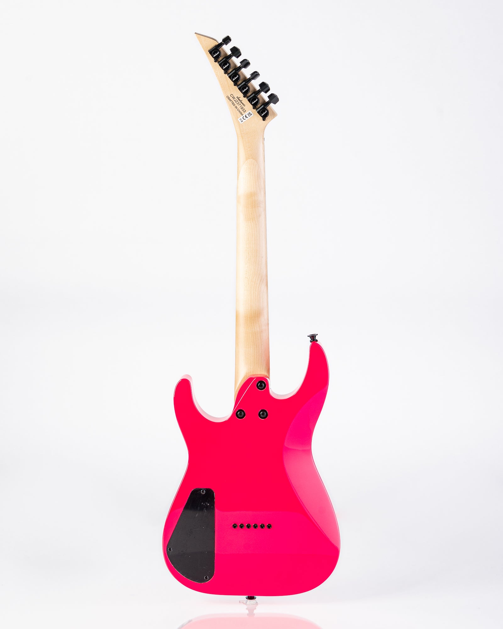 Jackson JS1X Minion Dinky Electric Guitar- Neon Pink