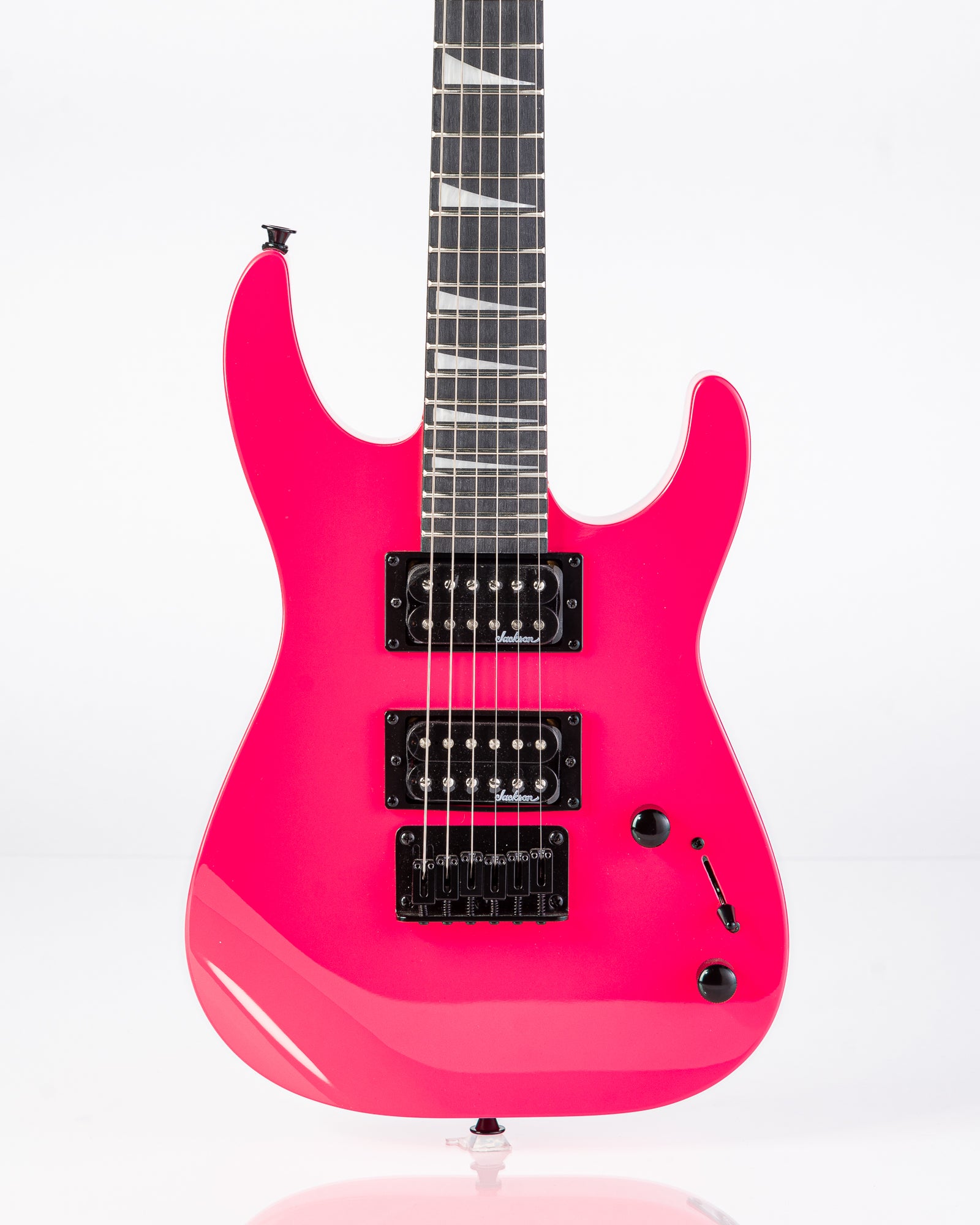 Jackson JS1X Minion Dinky Electric Guitar- Neon Pink