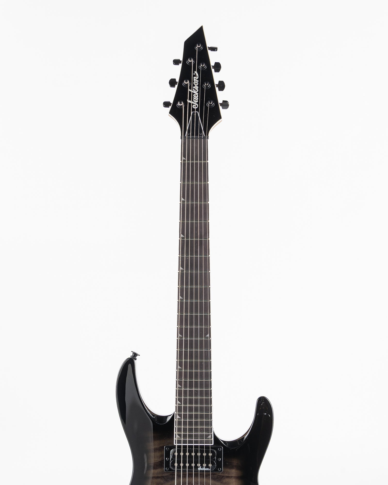 Jackson JS Series Dinky Arch Top JS22Q-7 DKA HT 7-String Electric Guitar - Translucent Black Burst