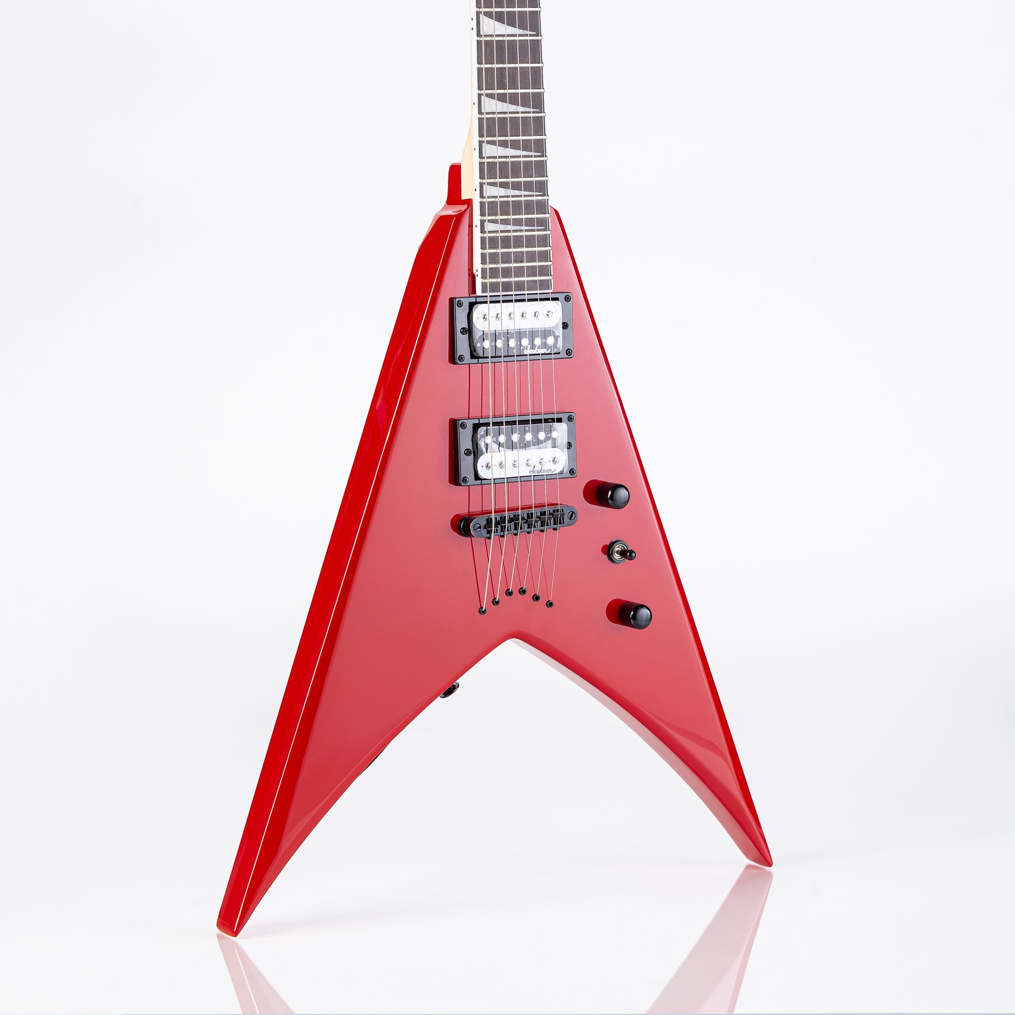 JACKSON JS32 KING V レッド Jackson JS Series King V JS32T Electric Guitar - Ferrari Red