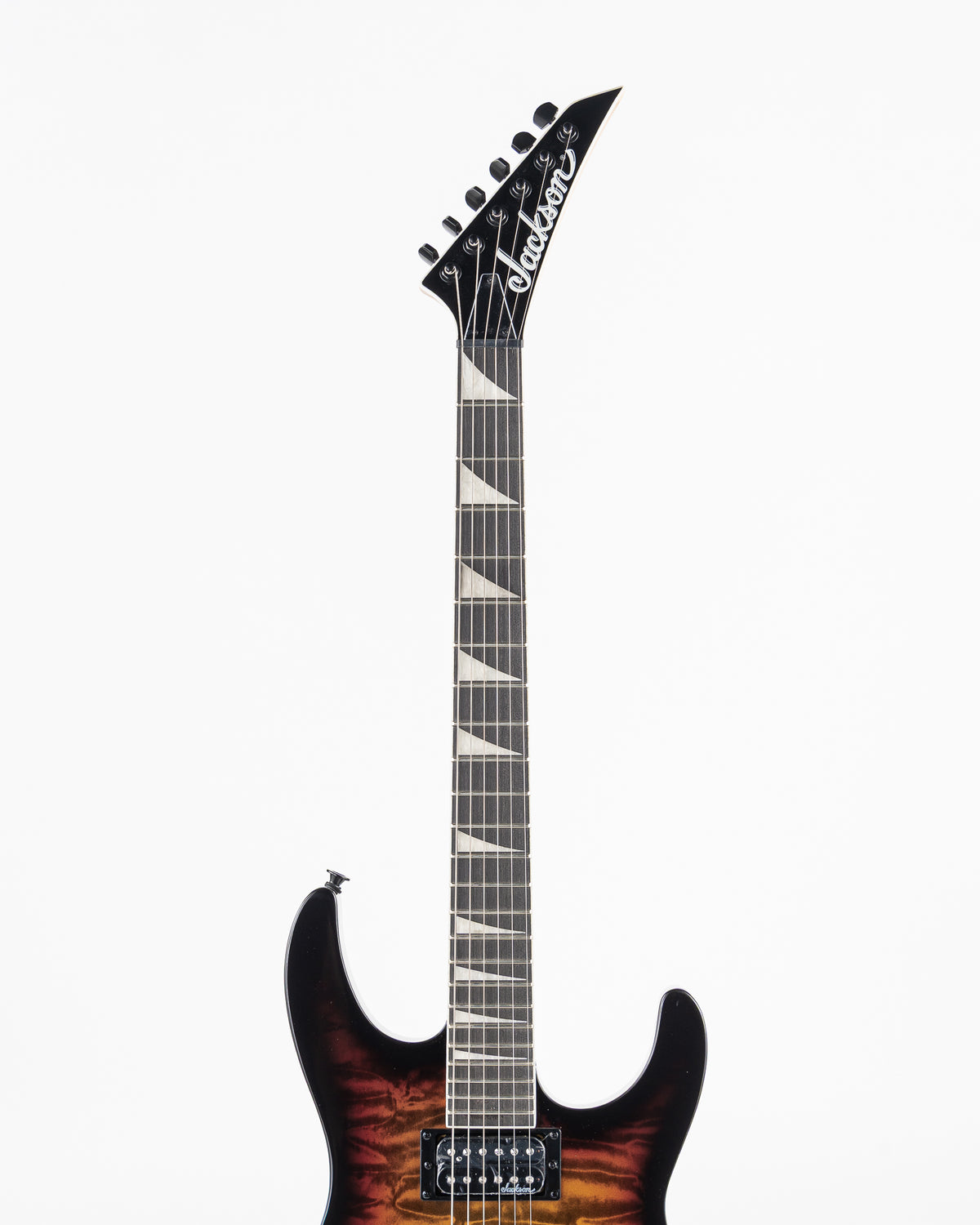 Jackson JS Series Dinky JS20 DKQ 2PT Electric Guitar - Transparent Tobacco Burst