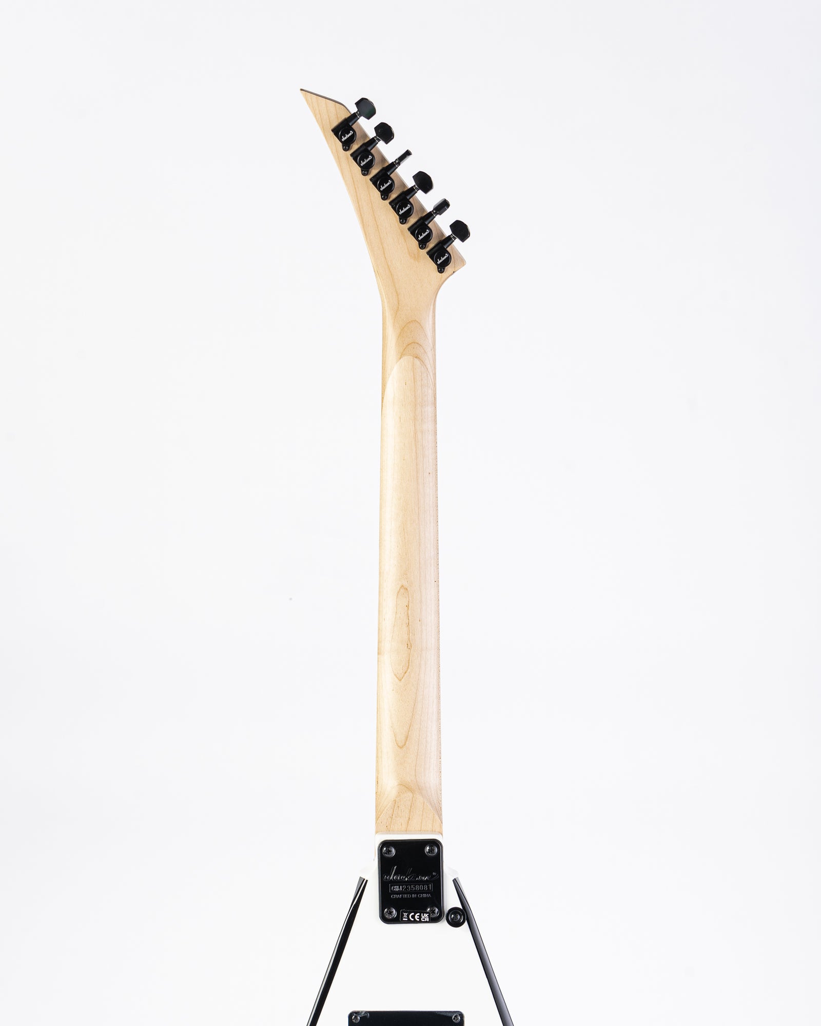 Jackson JS Series JS32 King V Electric Guitar - White With Black Bevels