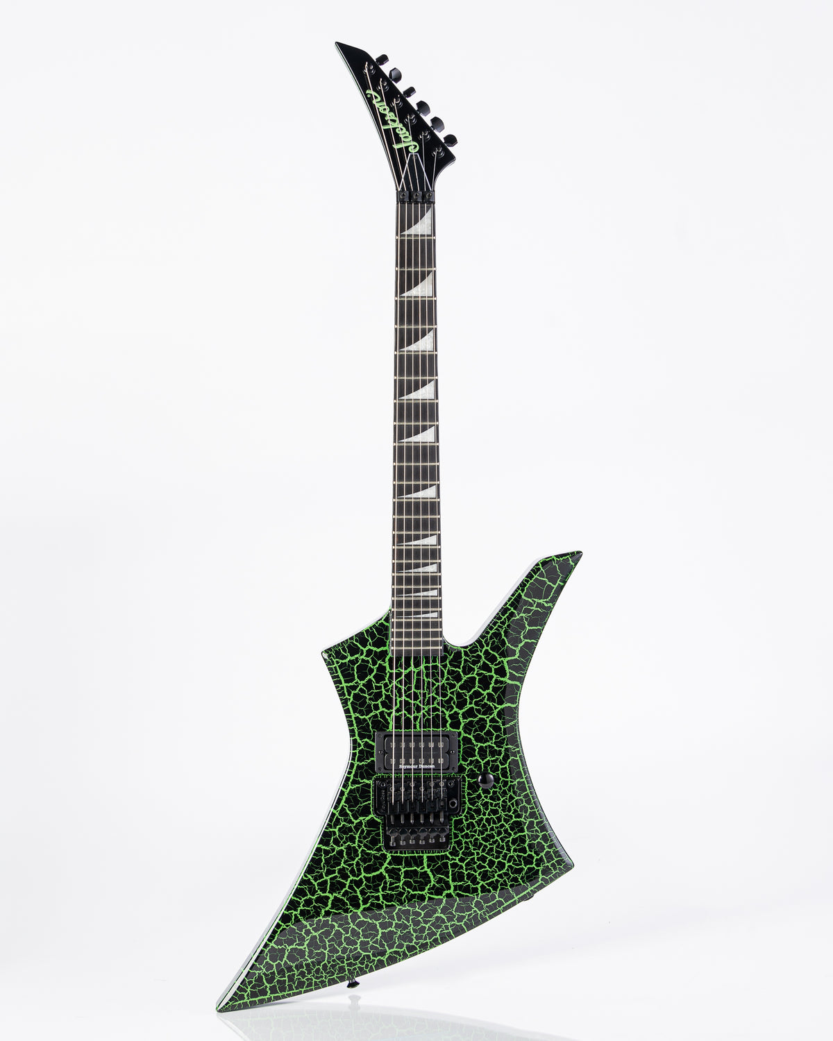 Jackson Pro Series Brandon Ellis Kelly with Ebony Fingerboard Electric Guitar- Green Crackle