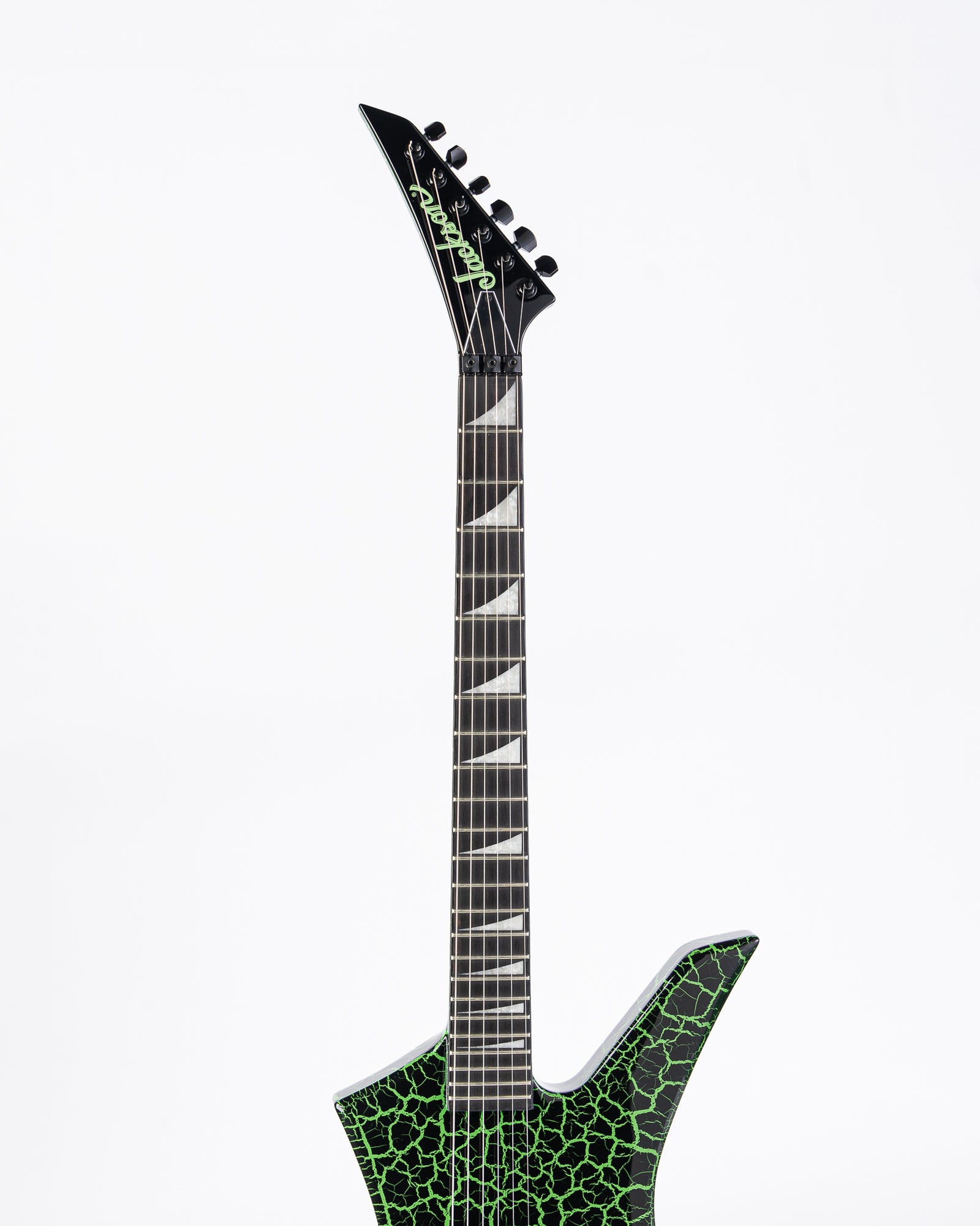 Jackson Pro Series Brandon Ellis Kelly with Ebony Fingerboard Electric Guitar- Green Crackle