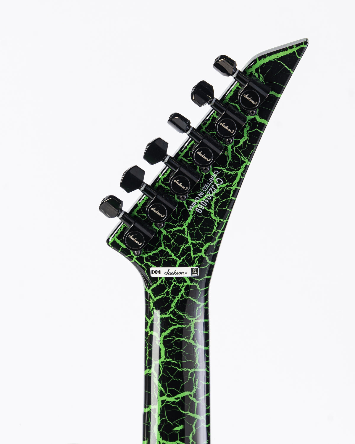 Jackson Pro Series Brandon Ellis Kelly with Ebony Fingerboard Electric Guitar- Green Crackle