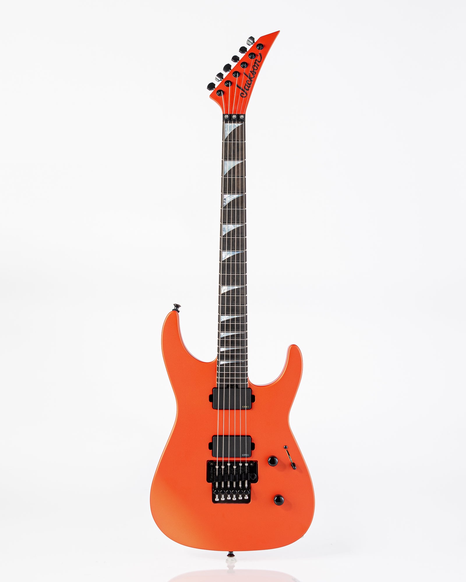 Jackson American Series Soloist SL2MG Electric Guitar - Satin Lambo Orange