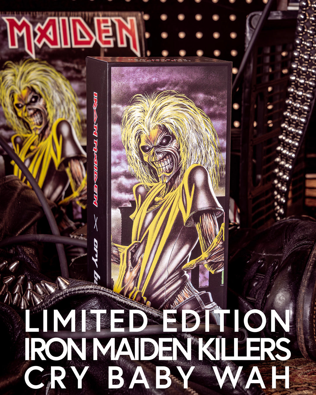 Dunlop IM95K Iron Maiden Killers Limited Edition Cry Baby Wah Guitar Pedal