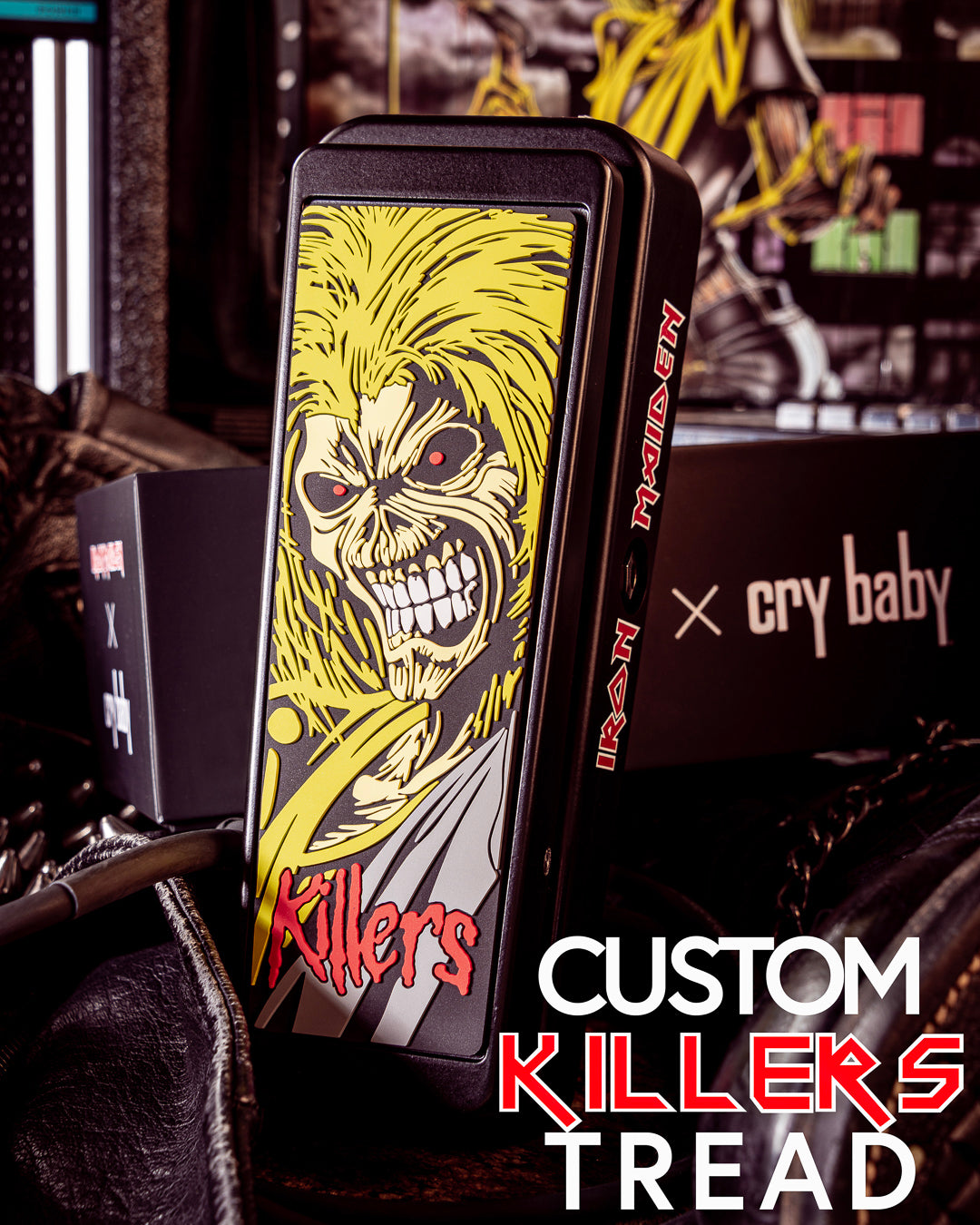 Dunlop IM95K Iron Maiden Killers Limited Edition Cry Baby Wah Guitar Pedal