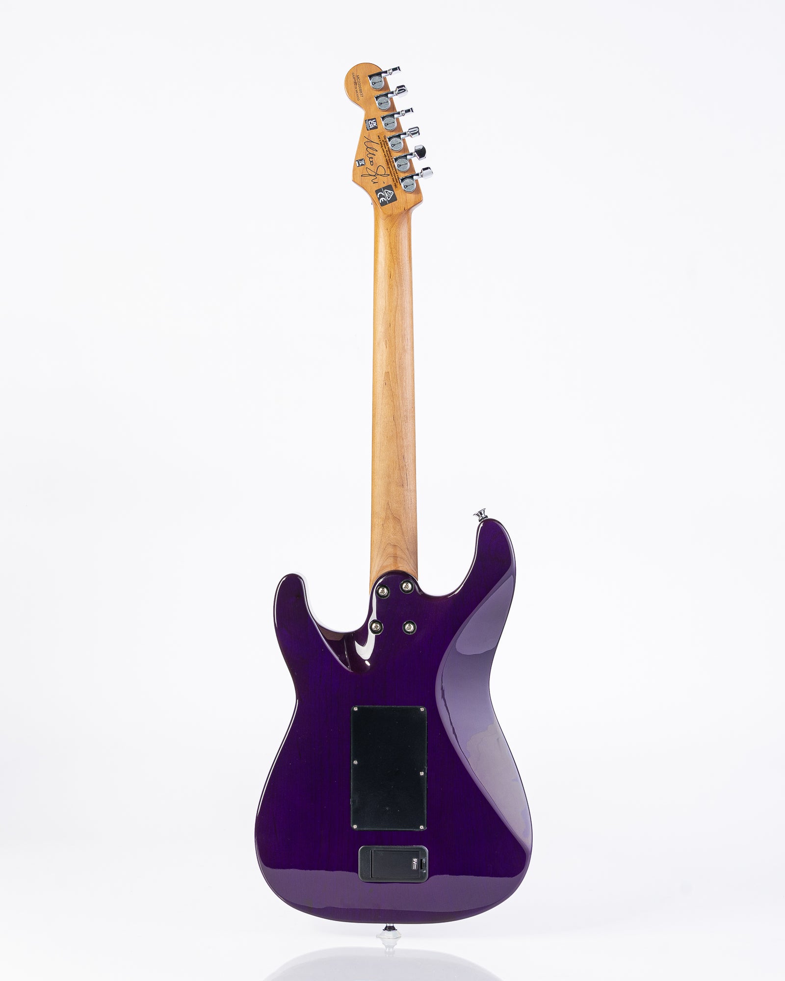 Charvel Marco Sfogli Signature Pro-Mod So-Cal Style 1 HSS FR CM QM with Caramelized Maple Fingerboard - Transparent Purple Burst