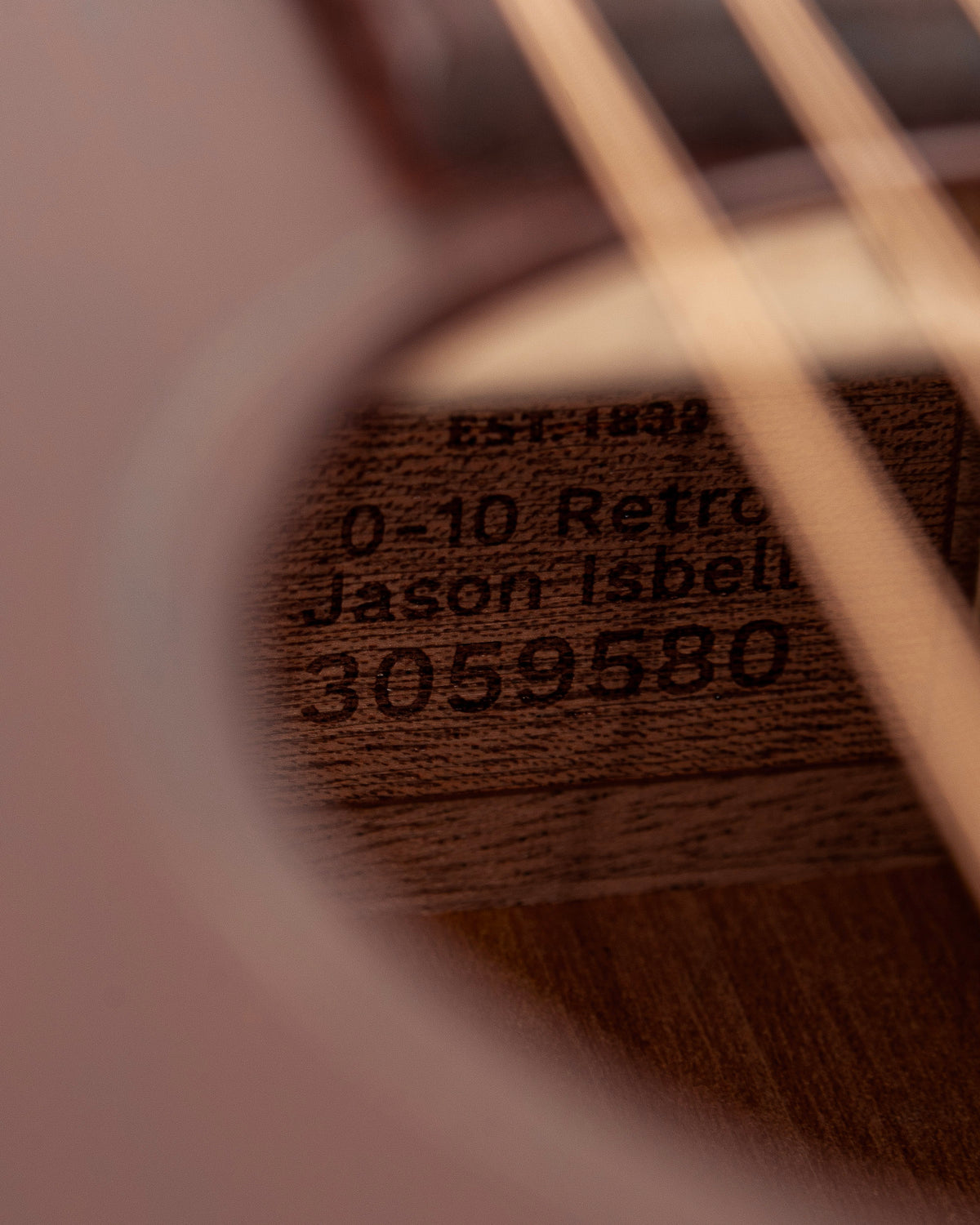 Martin 0-10E Retro Jason Isbell Special Edition Acoustic Electric Guitar - Dark Mahogany