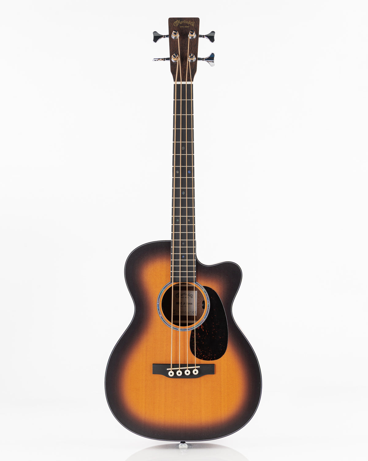 Martin 000C Jr E Junior Series Cutaway Acoustic Electric Bass Guitar - Sunburst