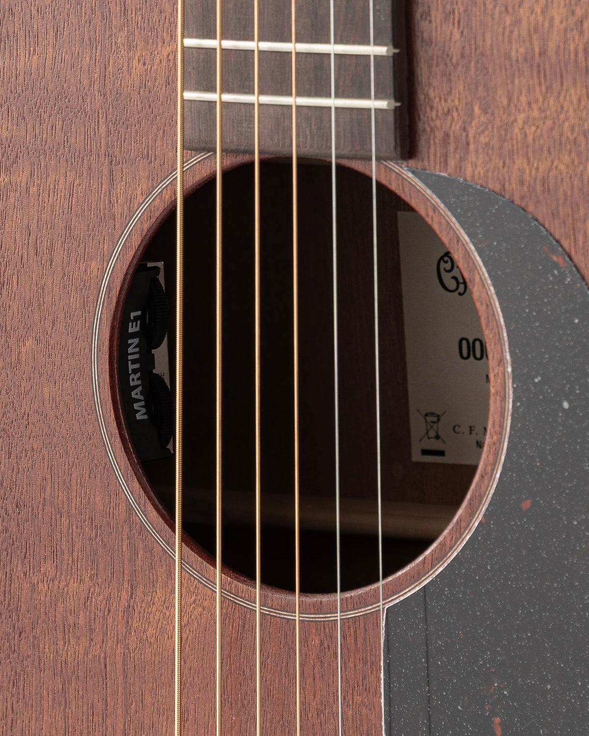 Martin 000 Jr E Sapele Junior Series Acoustic Electric Guitar - Natural