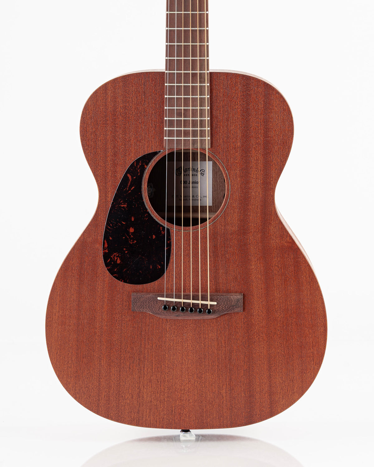 Martin 000 Jr E Sapele Junior Series Left Handed Acoustic Electric Guitar - Natural