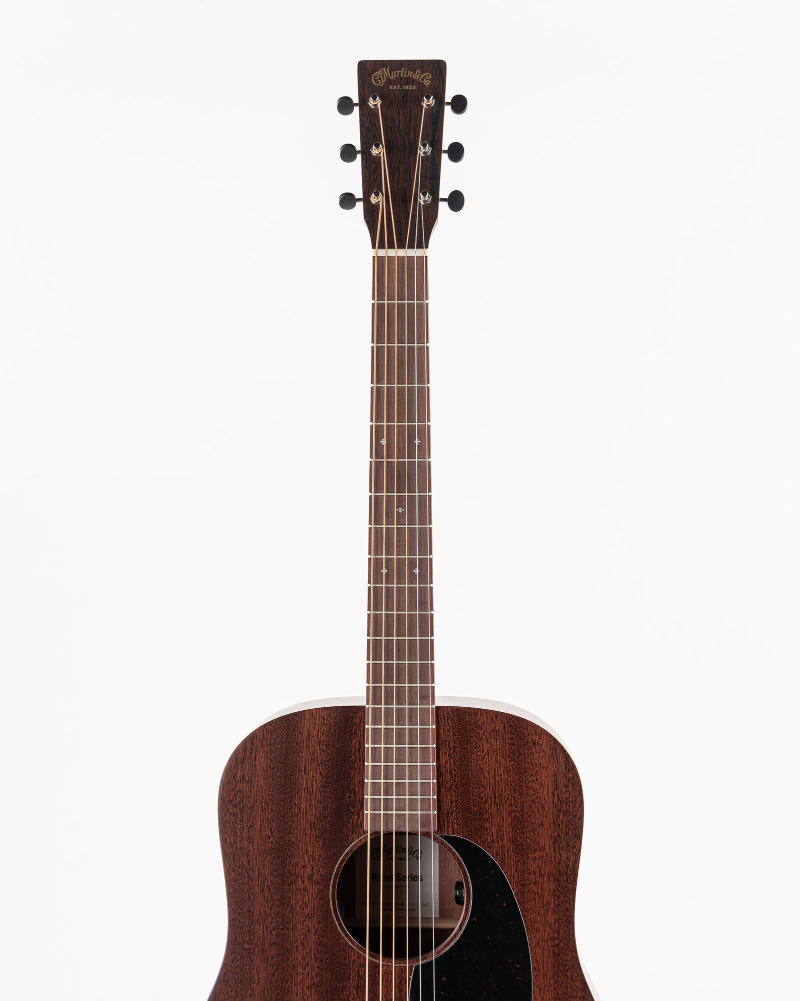 Martin D-10E Retro Sapele Road Series Dreadnought Acoustic Electric Guitar - Dark Mahogany