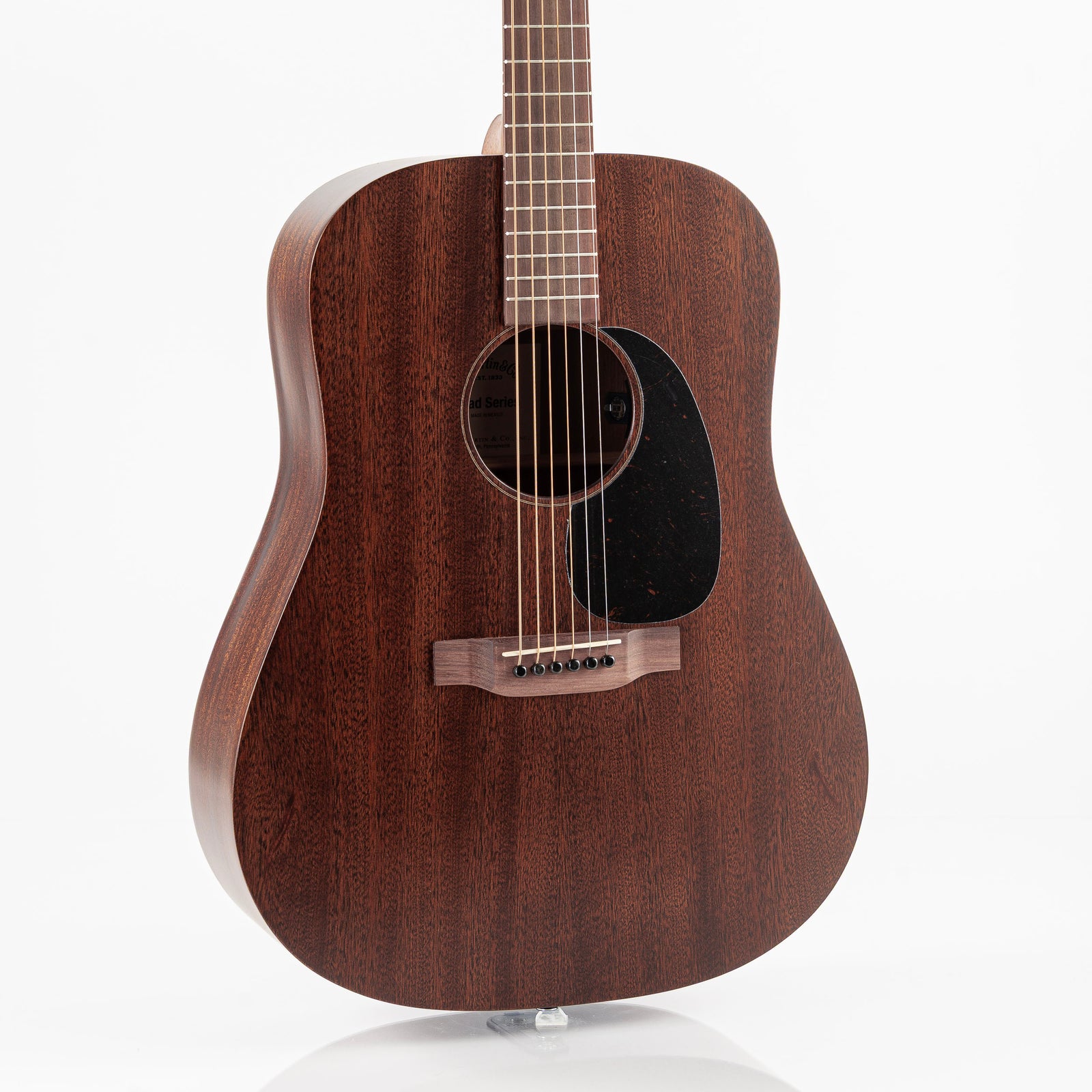 Martin D-10E Retro Sapele Road Series Dreadnought Acoustic Electric Guitar - Dark Mahogany