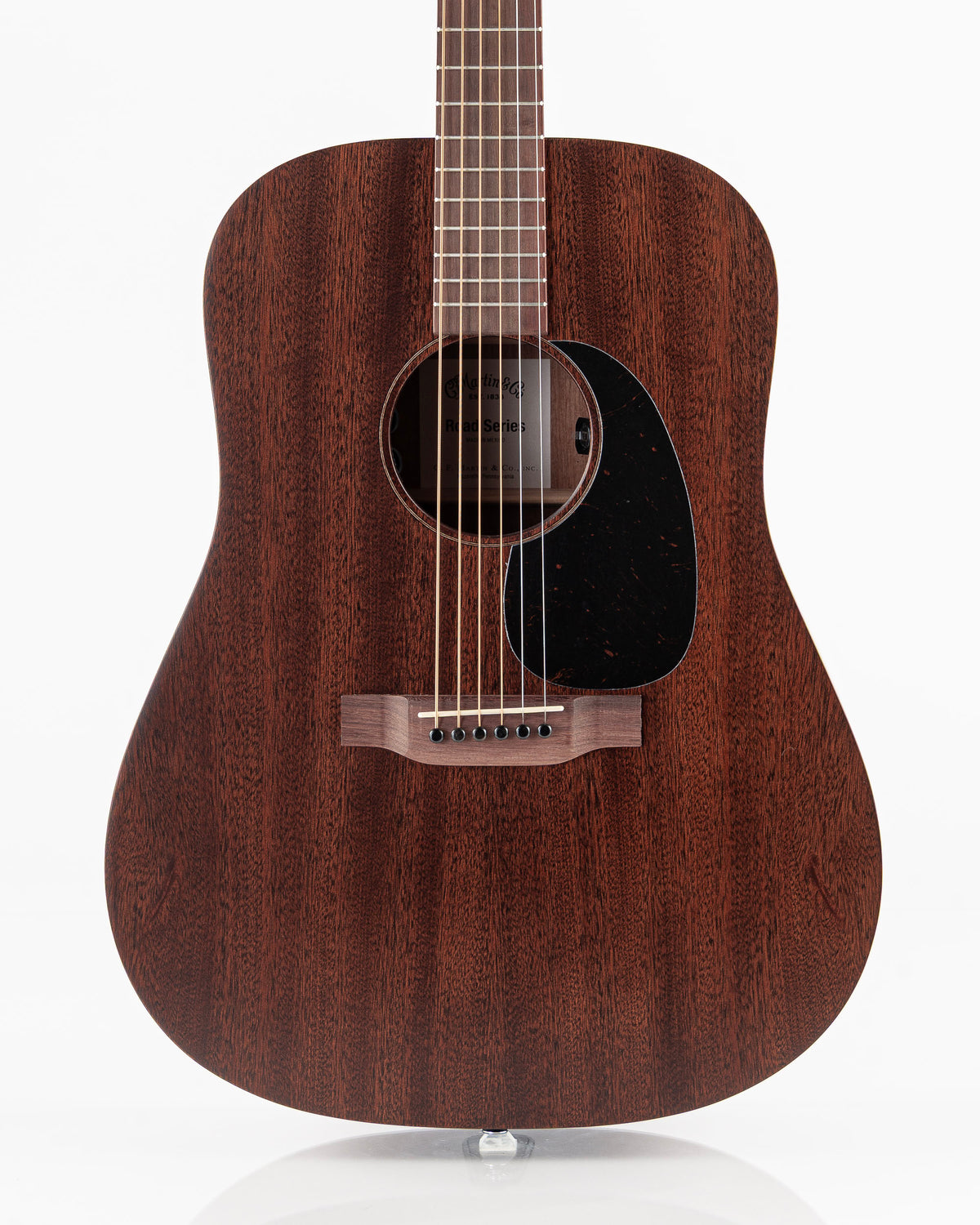 Martin D-10E Retro Sapele Road Series Dreadnought Acoustic Electric Guitar - Dark Mahogany