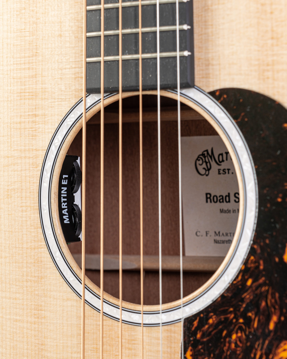 Martin Road Series D-10E Spruce Acoustic Electric Guitar - Natural Satin