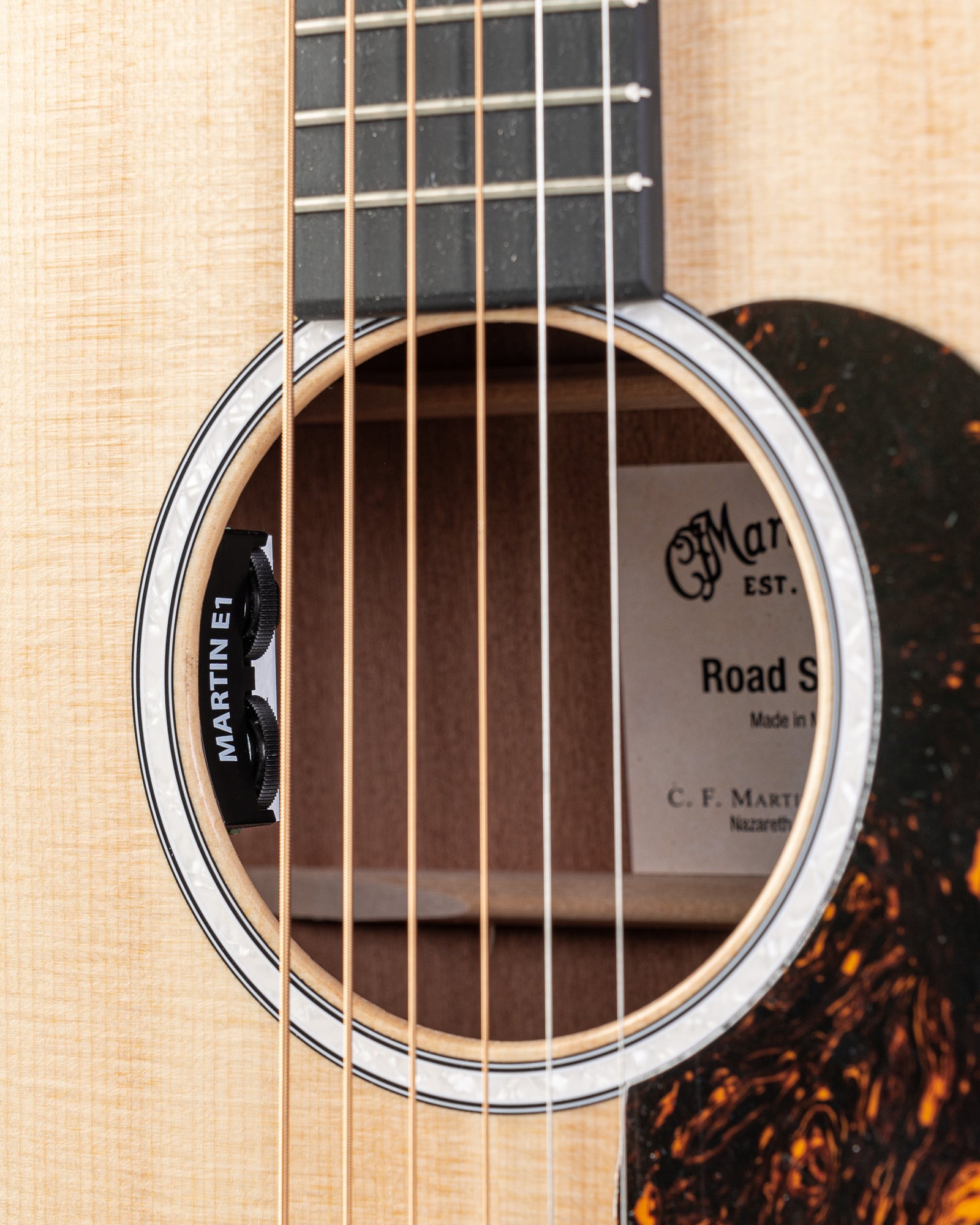 Martin Road Series D-10E Spruce Acoustic Electric Guitar - Natural Satin