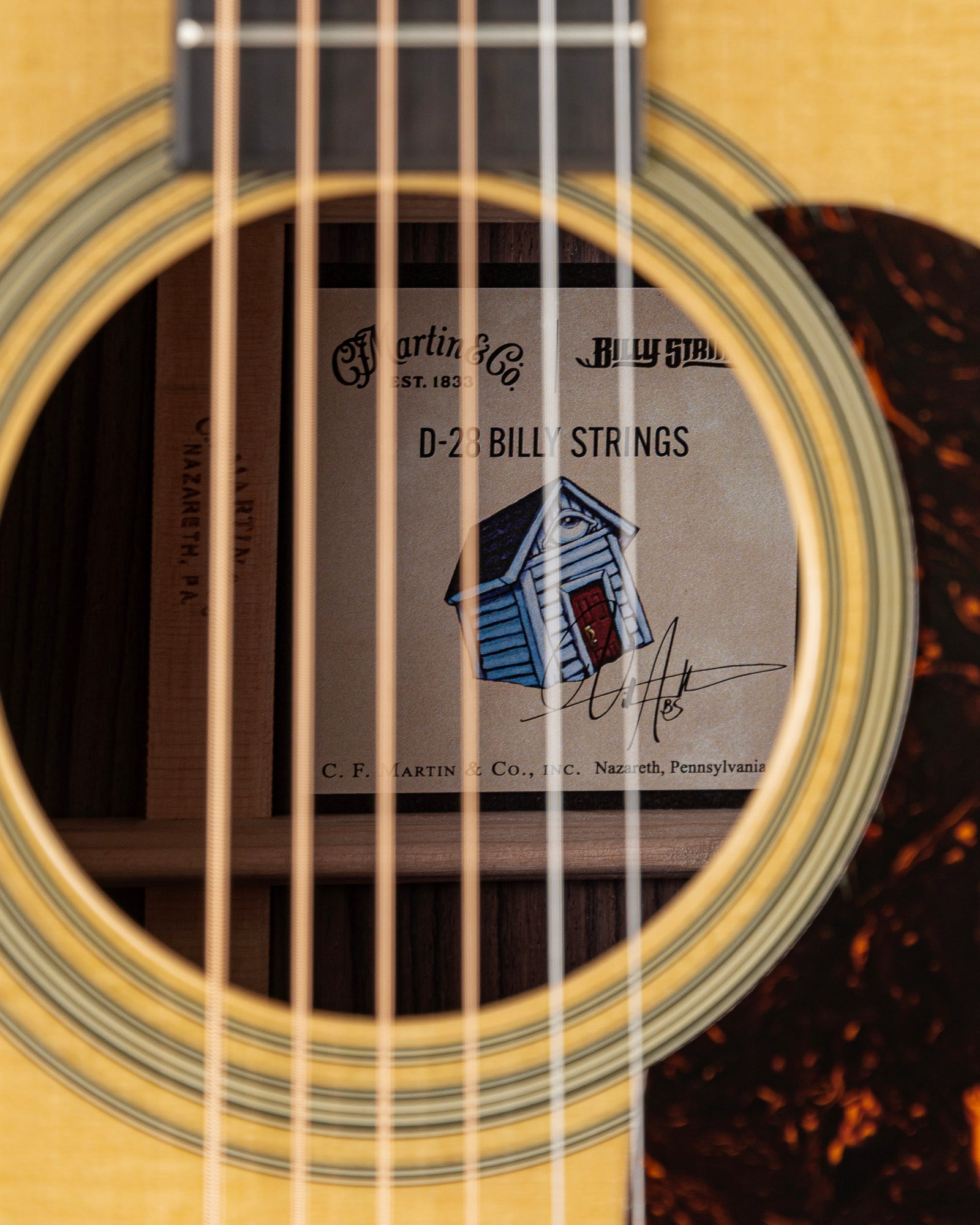 Martin D-28 Billy Strings Special Edition Dreadnought Acoustic Guitar - Antique Toner Gloss
