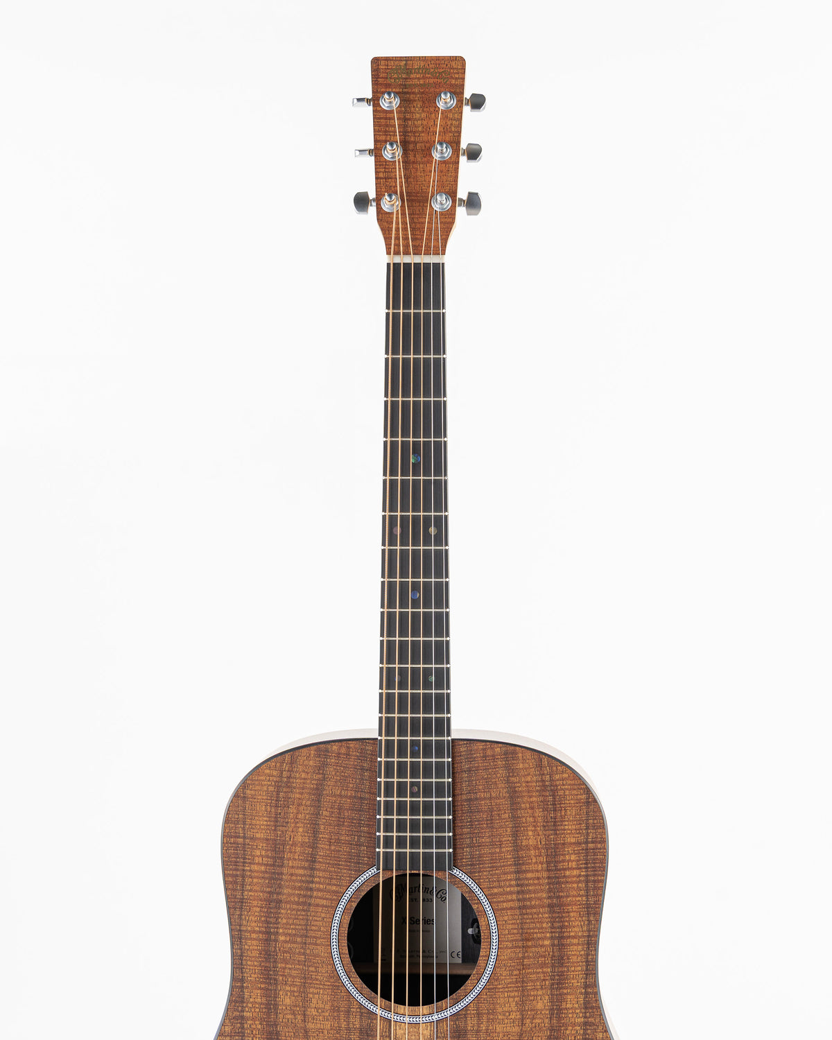 Martin D-X1E Koa X Series Dreadnought Acoustic Electric Guitar - Natural
