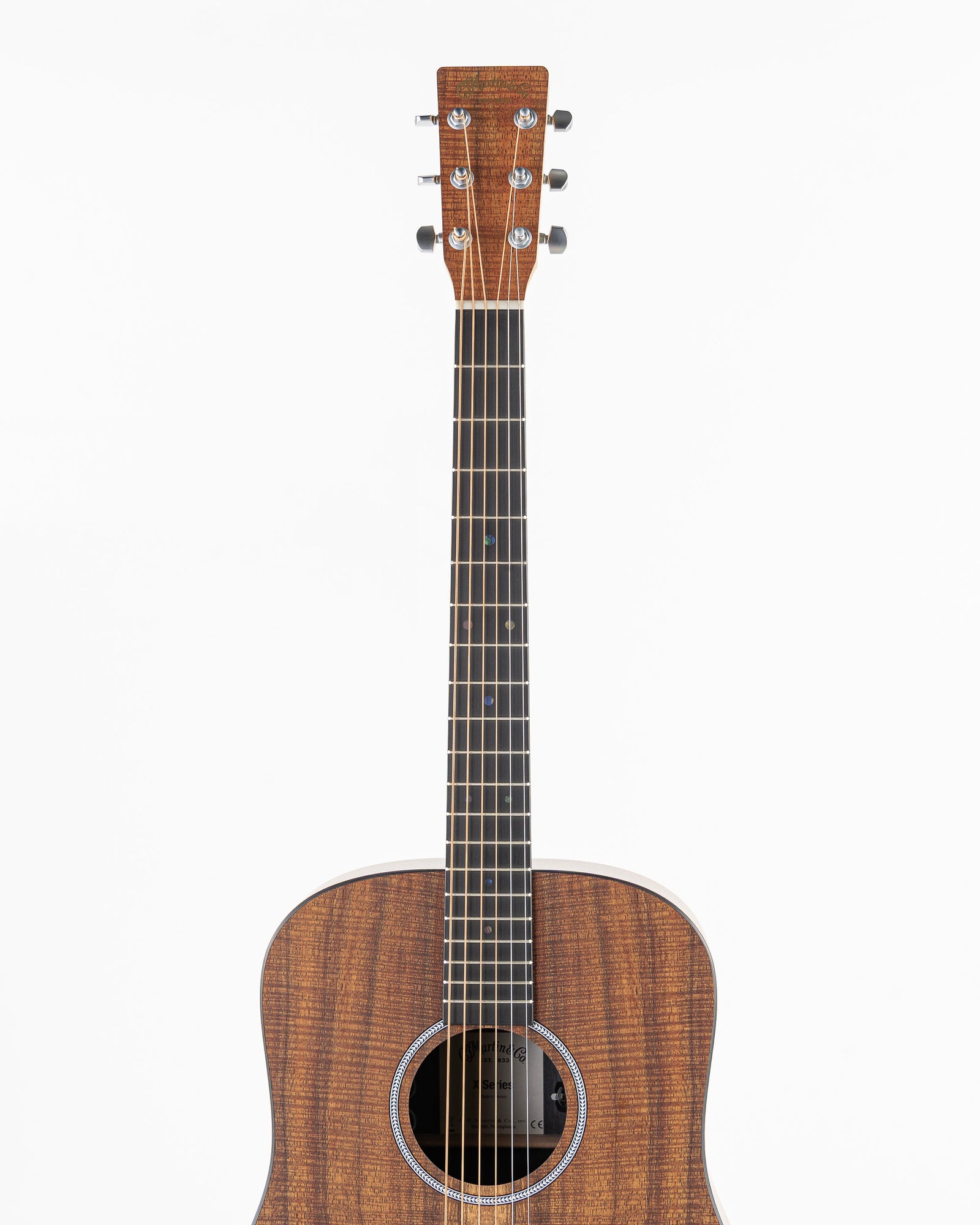 Martin D-X1E Koa X Series Dreadnought Acoustic Electric Guitar - Natural