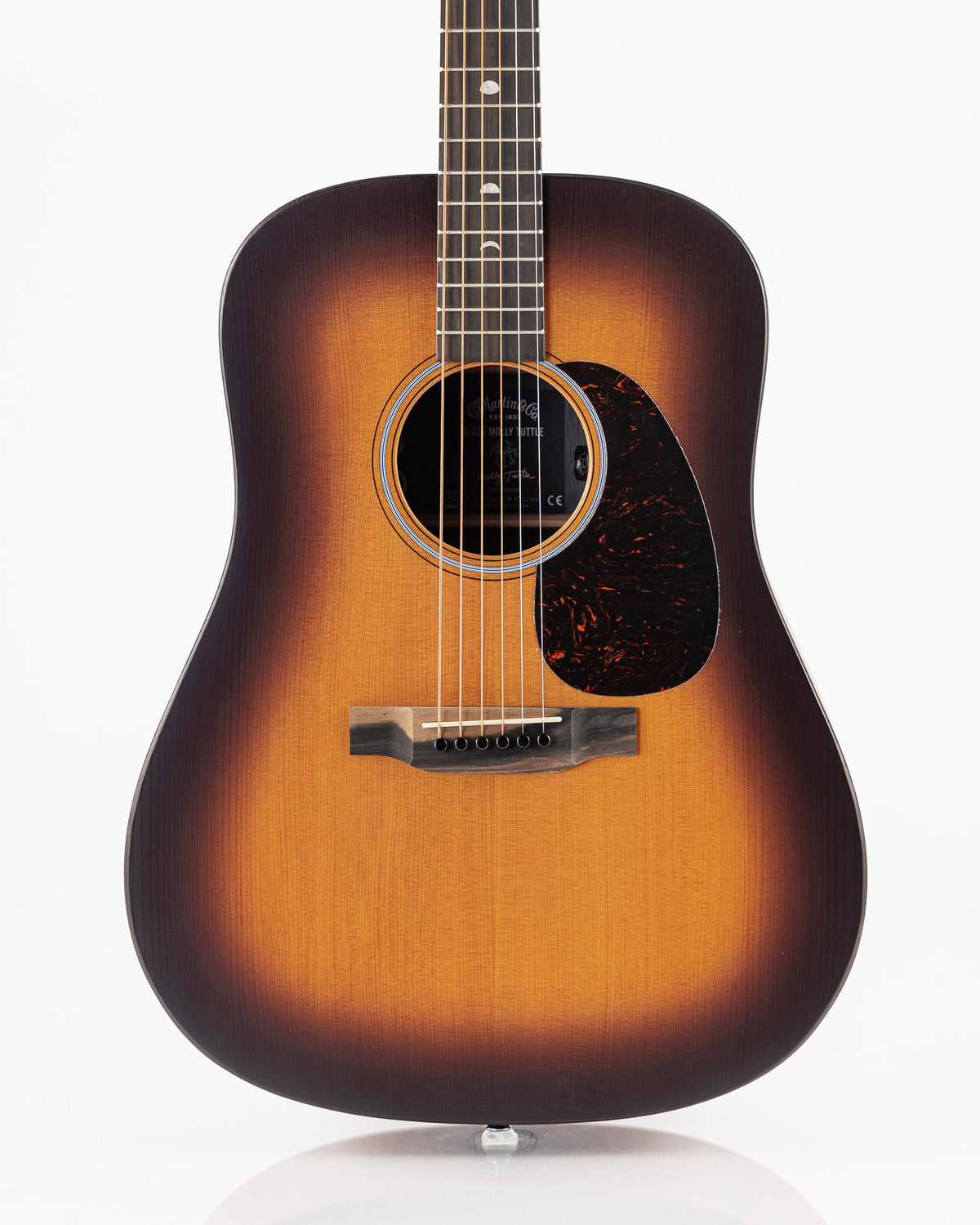 Martin D-X2E Molly Tuttle X Series Dreadnought Acoustic Electric Guitar - Vintage Sunburst
