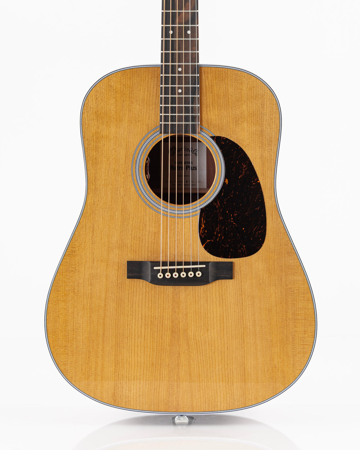 Martin DE Retro Plus Granadillo Road Series Dreadnought Acoustic Electric Guitar - Aging Toner Natural Gloss