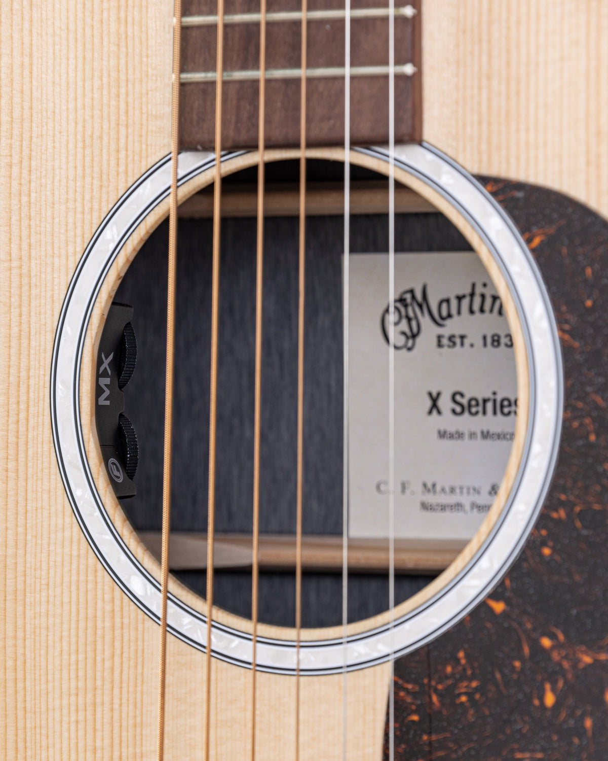 Martin X Series GPC-X2E-01 Acoustic Electric Guitar - Natural