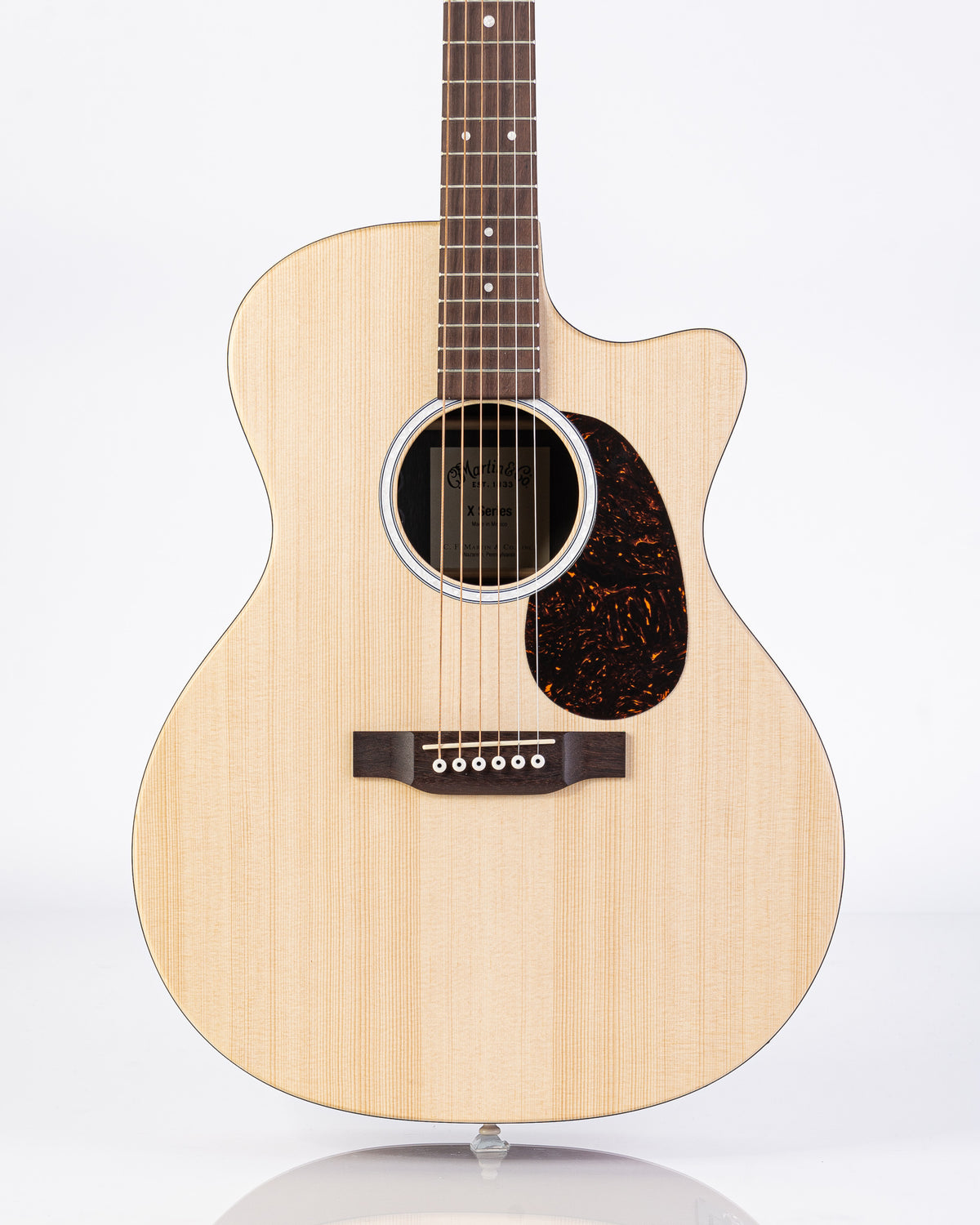 Martin X Series GPC-X2E-01 Acoustic Electric Guitar - Natural