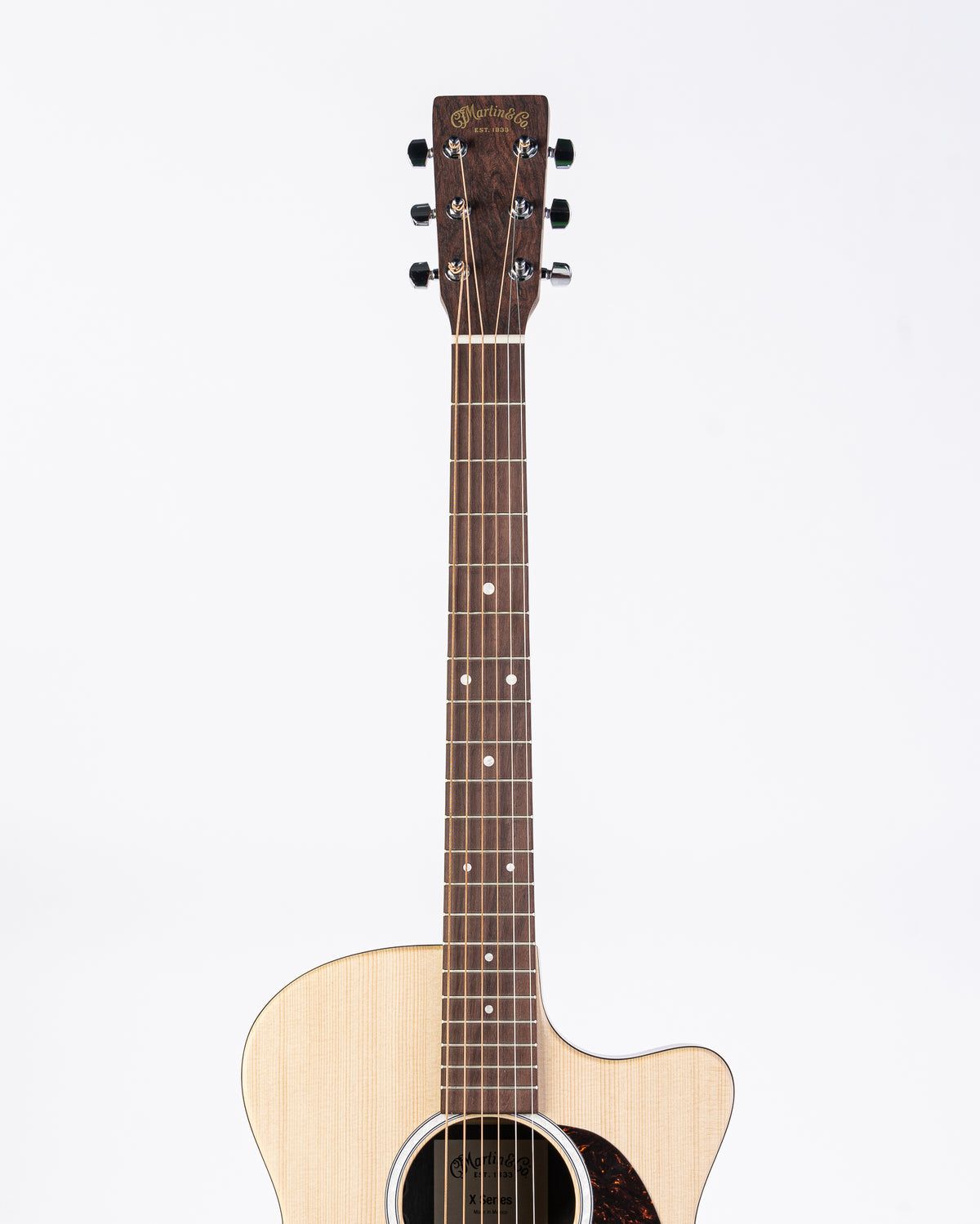 Martin X Series GPC-X2E-01 Acoustic Electric Guitar - Natural