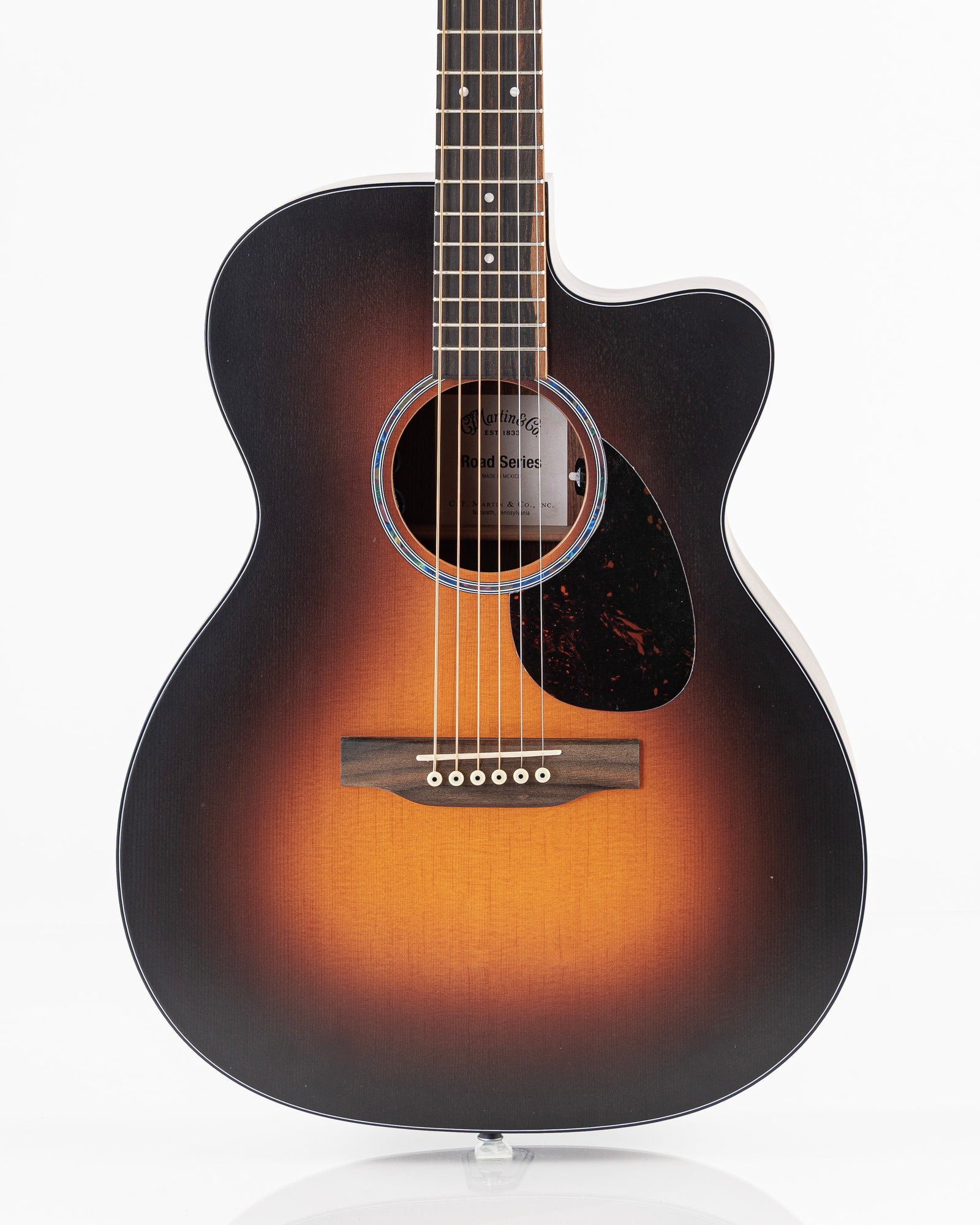 Martin OMC-10E Modern Road Series Cutaway Acoustic Electric Guitar - 1935 Sunburst