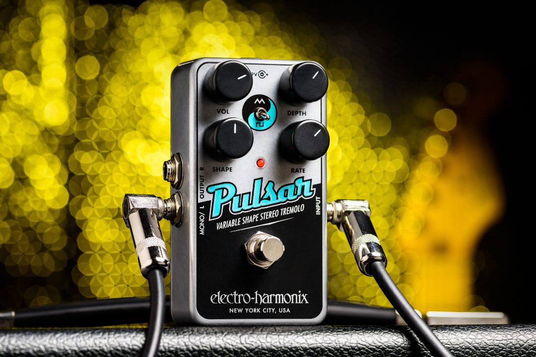 Electro-Harmonix Nano Pulsar Variable Shape Stereo Tremolo Guitar Pedal