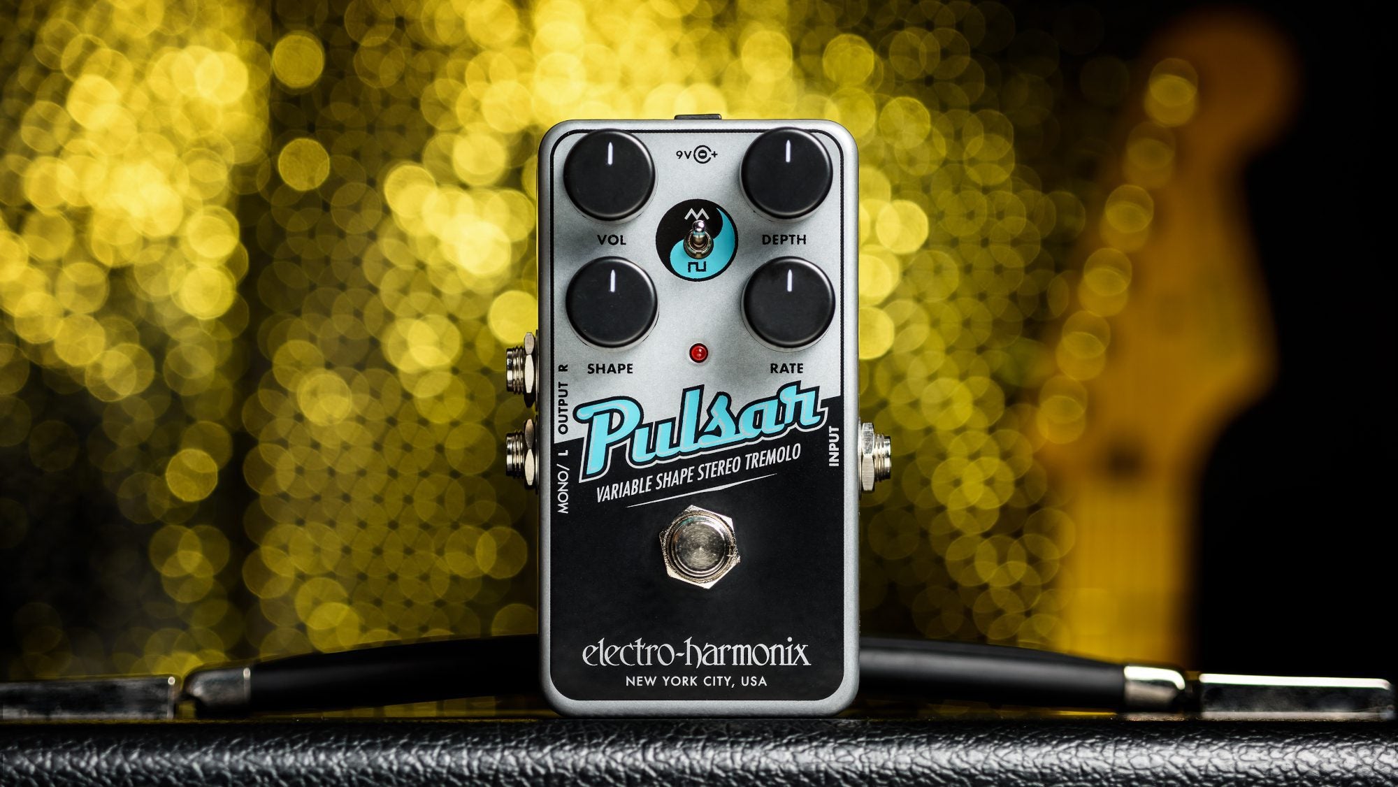 Electro-Harmonix Nano Pulsar Variable Shape Stereo Tremolo Guitar Pedal