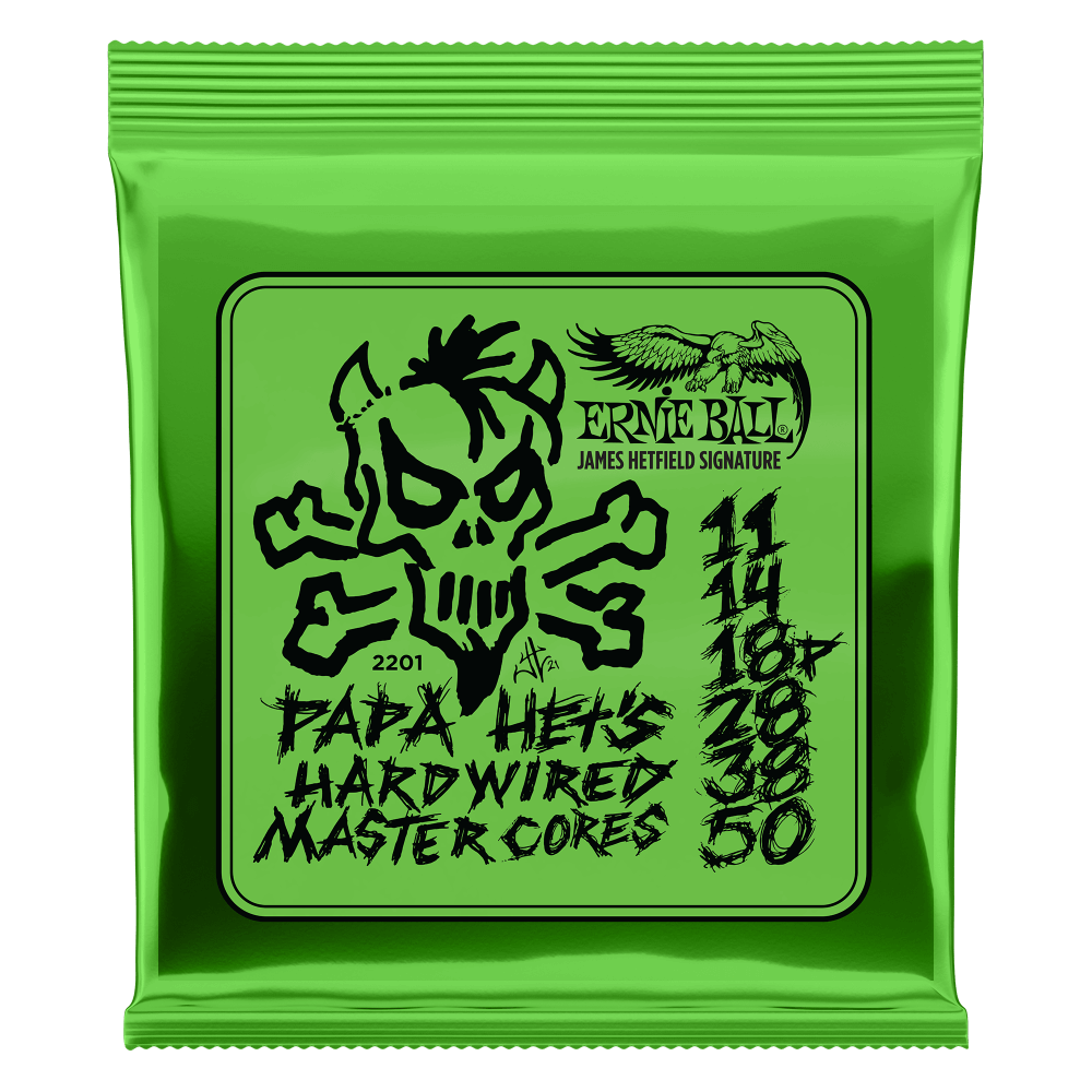 Ernie Ball Papa Het's Hard Wired Mastercores Set 11-50
