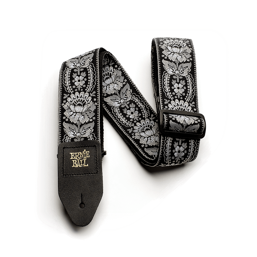 Ernie Ball Jacquard Strap - Silver Orleans