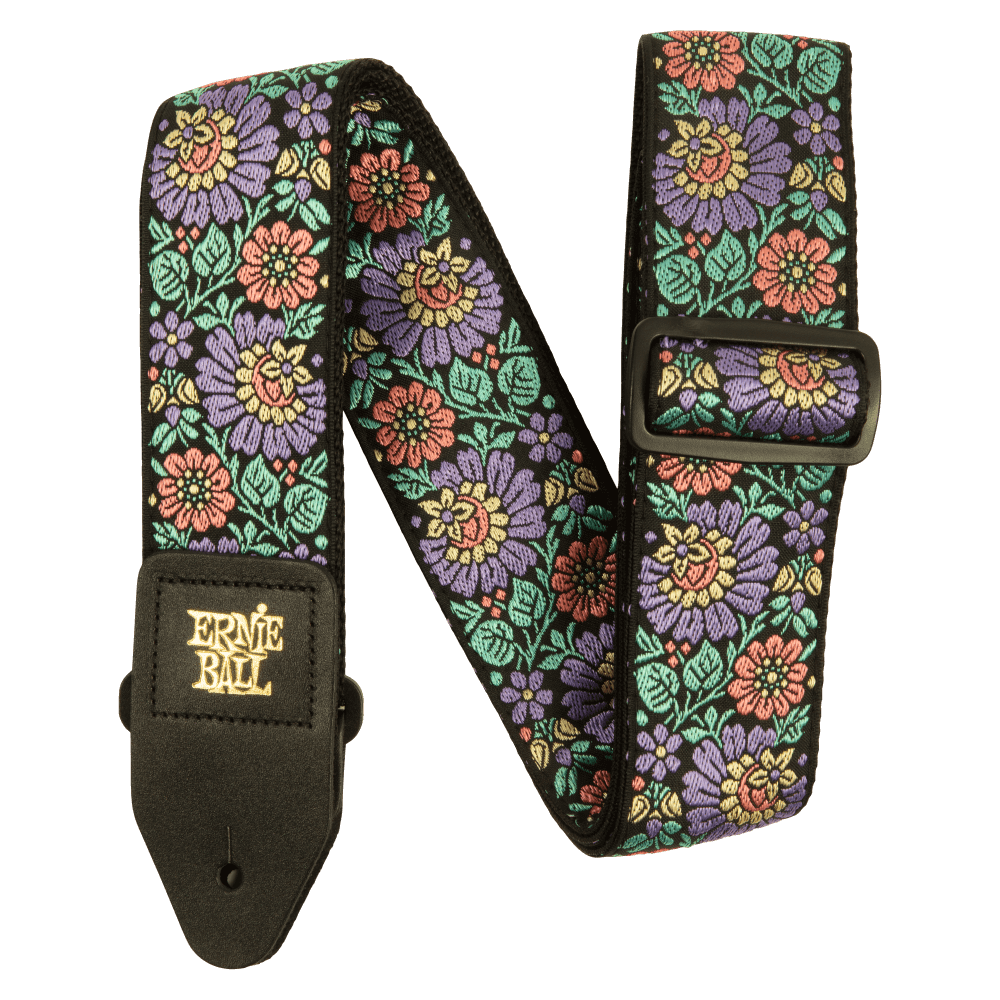 Ernie Ball P05340 Classic Jacquard Guitar Strap/Bass Strap - Evening Bloom