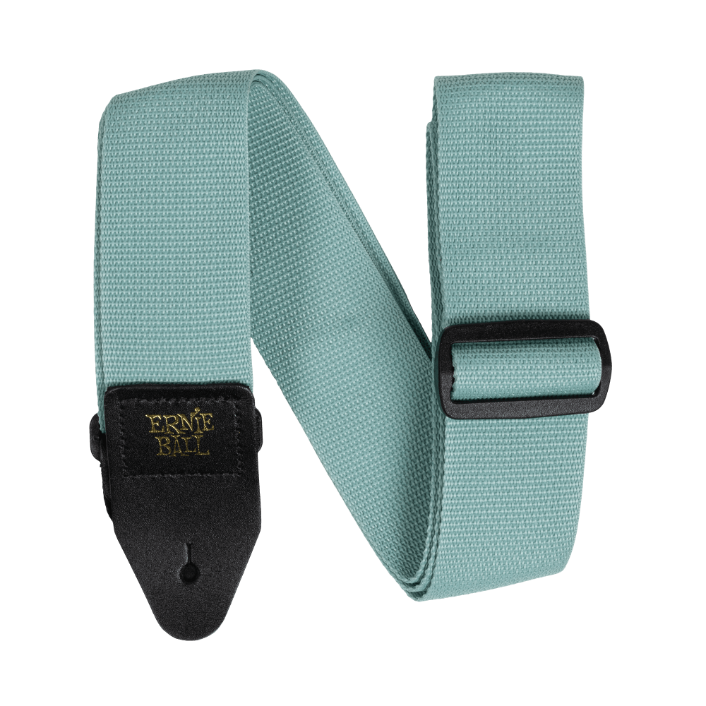 Ernie Ball P05375 Polypro Guitar Strap/Bass Strap - Tidal Green